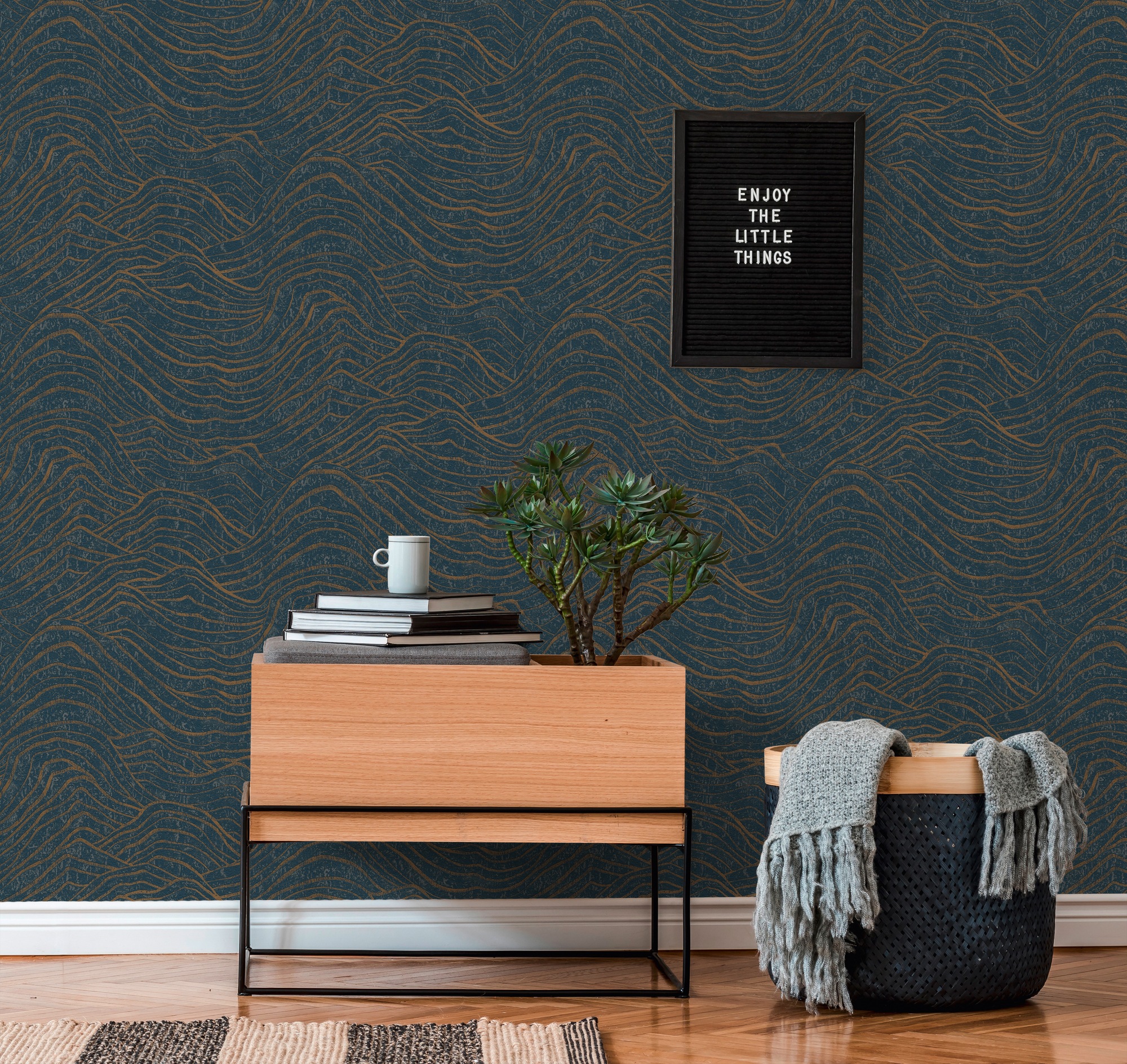 A.S. Création Vliestapete »Jade 2 3D-Tapete Mustertapete Metallic-Effekt 3D«, leicht glänzend, Vliestapete Grafik für Schlafzimmer Küche Wohnzimmer 3D Design modern