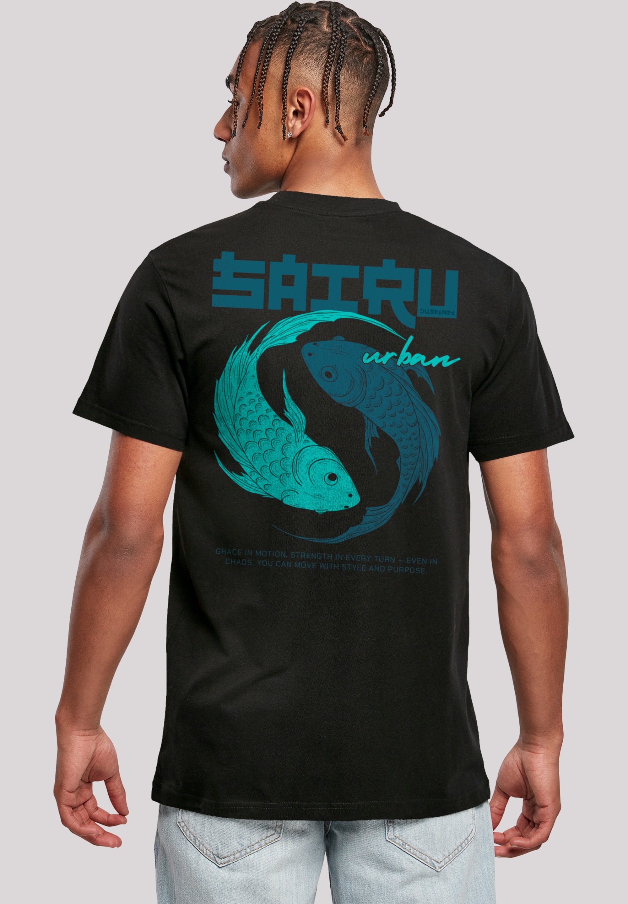 F4NT4STIC T-Shirt »Koi Fish Japan Streetstyle«, Japan Streetwear Styles