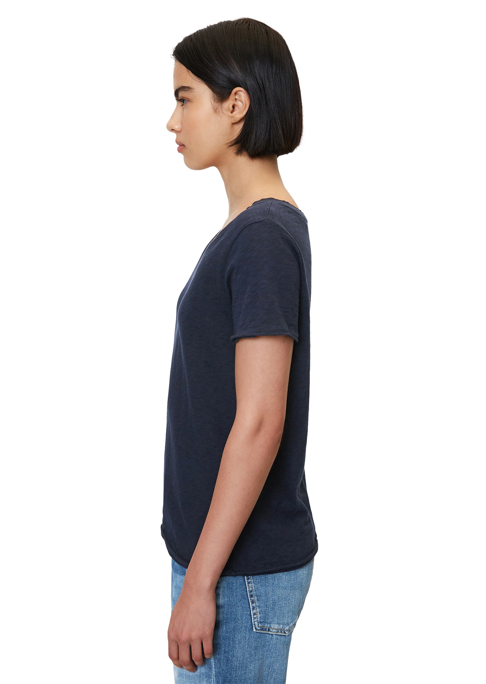 Marc OPolo DENIM T-Shirt "aus Organic Cotton Slub Jersey" günstig online kaufen