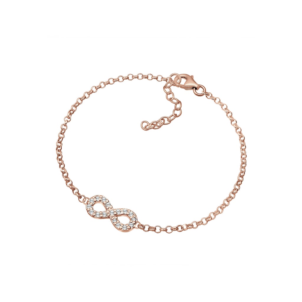 Elli Armband »Infinity Kristalle 925 Silber«