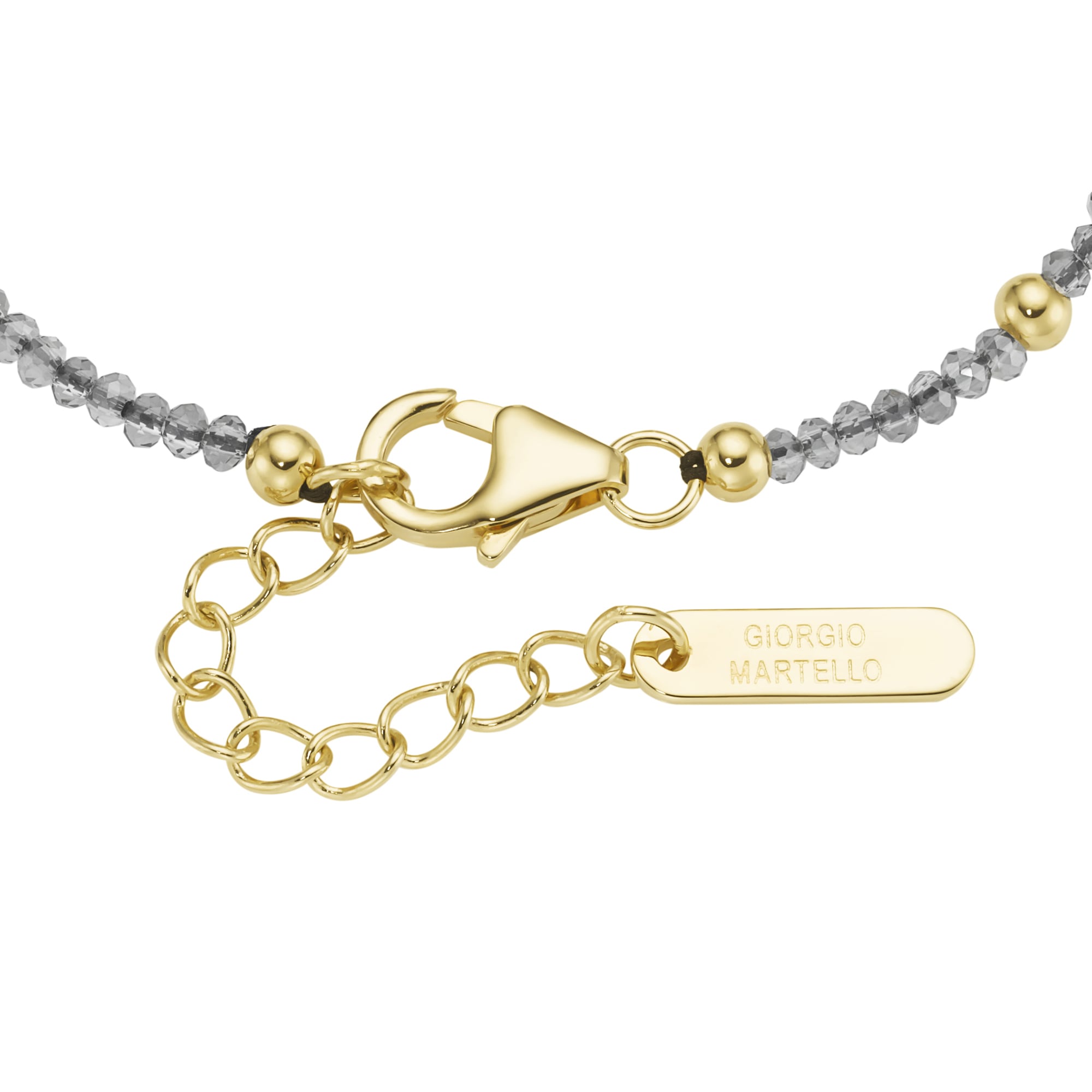 GIORGIO MARTELLO MILANO Armband »mit Süßwasser-Perlen und Ziersteinen, Silber 925«
