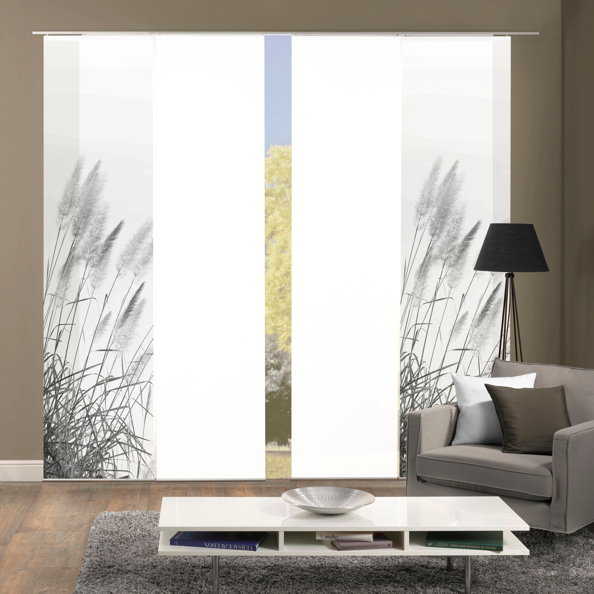 HOME WOHNIDEEN Schiebegardine "PAMPAS" Paneelwagen 1 Stk. tlg. DIGITALDRUCK günstig online kaufen
