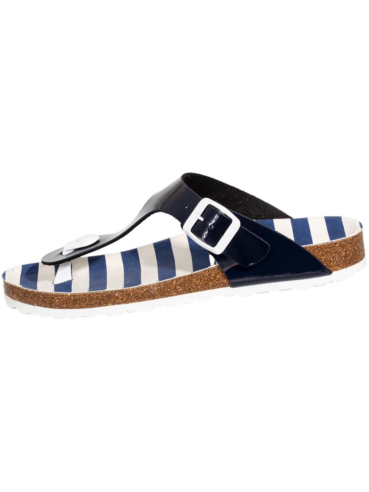 Lico Pantolette "Freizeitschuhe Lico Bioline Zehenpantolette blau" günstig online kaufen