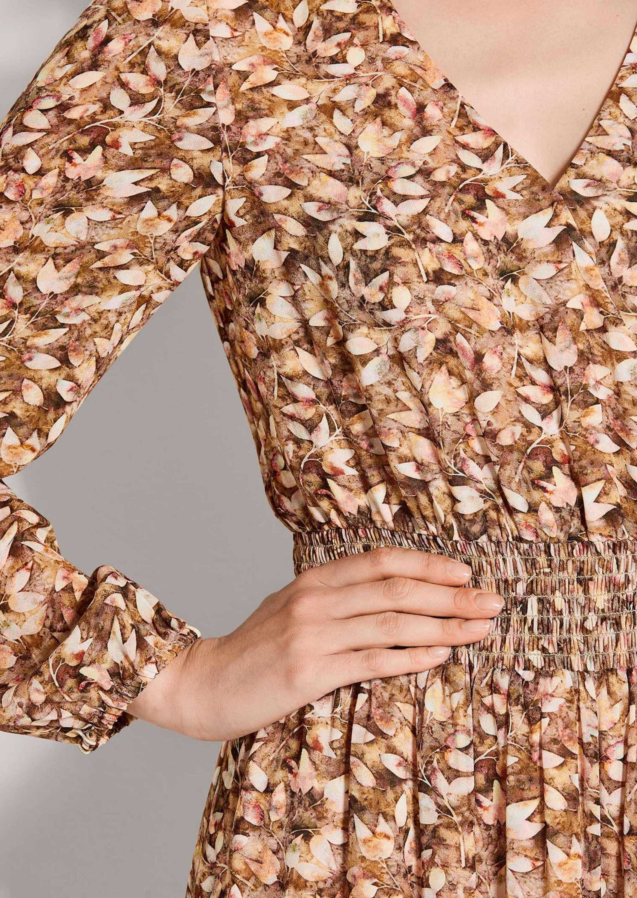 MADELEINE Midikleid »Midikleid Viskosekleid mit Wickeleffekt«