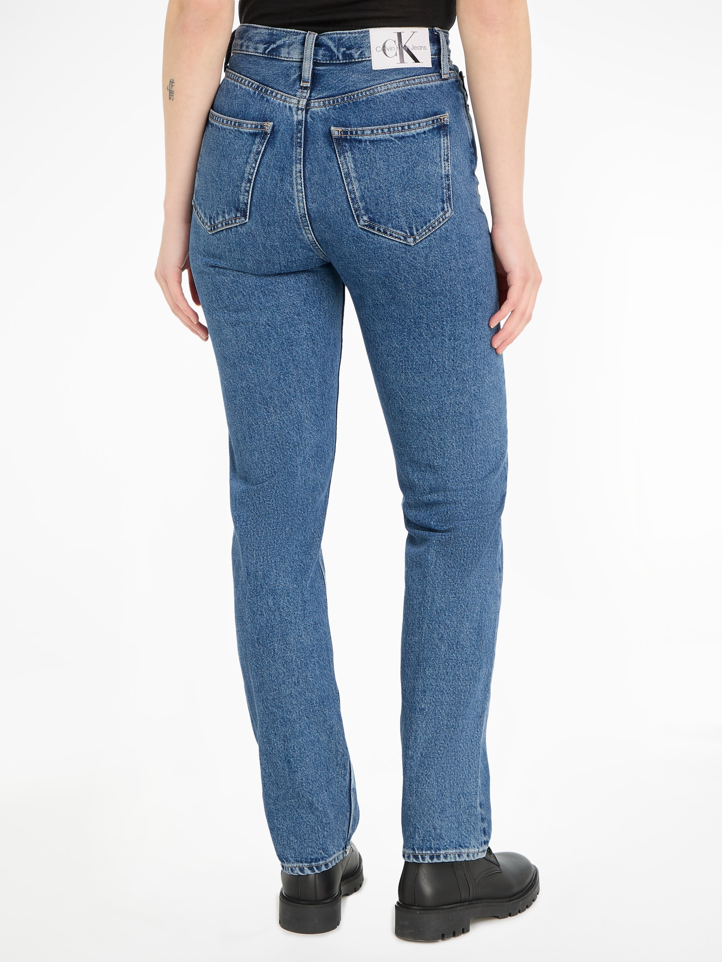 Calvin Klein Jeans Straight-Jeans "HIGH RISE STRAIGHT", im 5-Pocket-Style günstig online kaufen