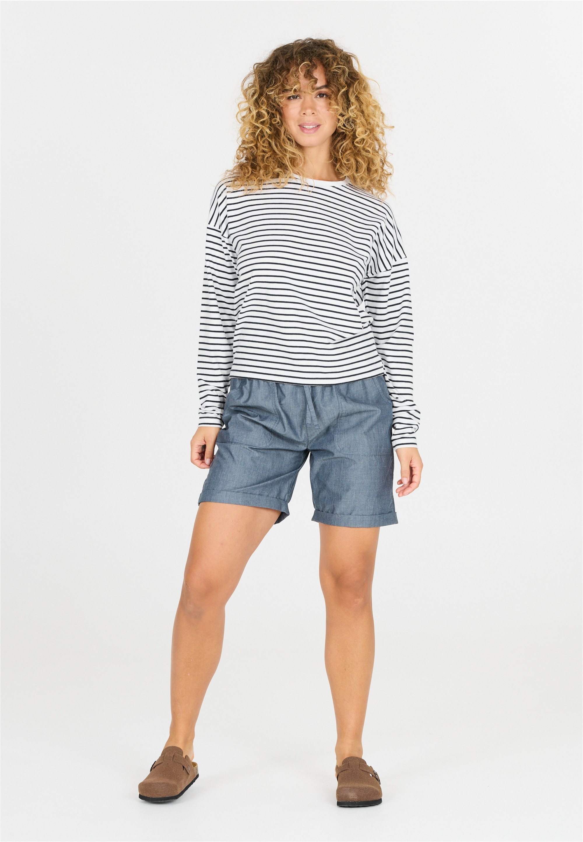 CRUZ Outdoorbluse »Bellbird«, im stilvollen Drop-Shoulder-Look
