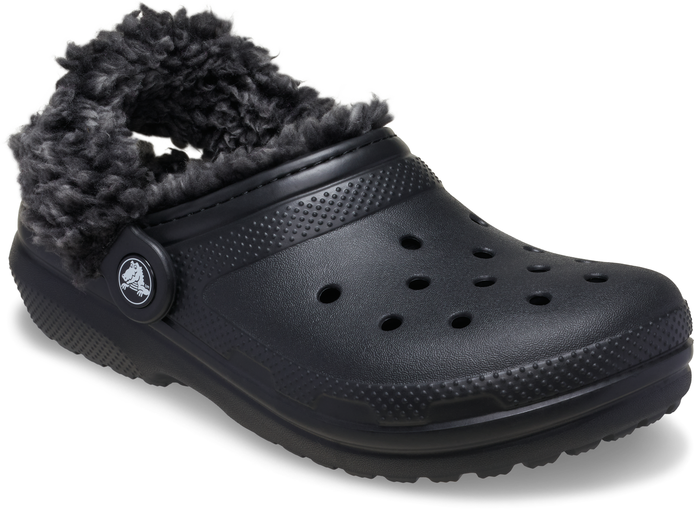 Crocs Clog "Classic Fleece Lined Clog T" Schlupfschuh, Hausschuh mit schwenkbarem Fersenriemen, Warmfutter