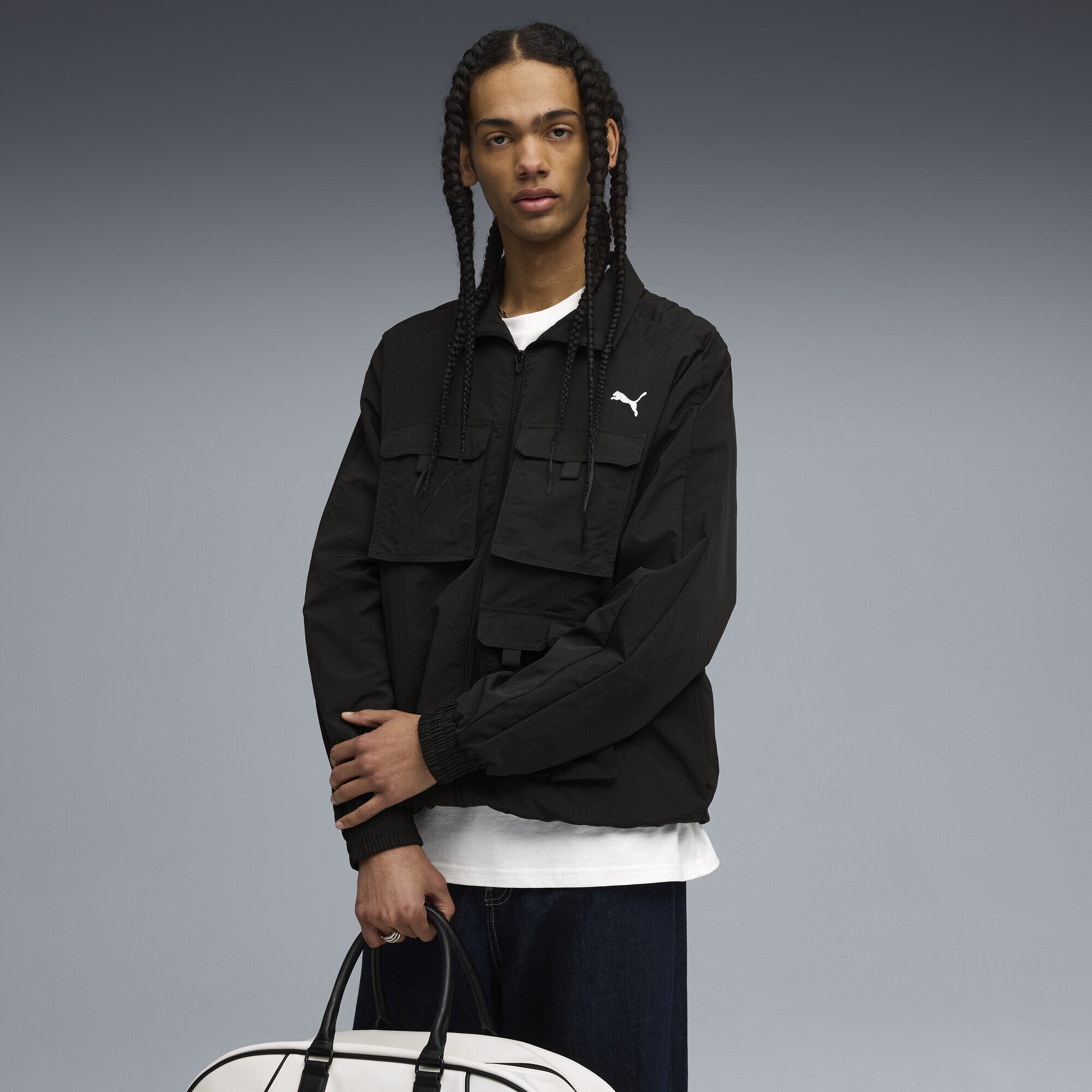 PUMA Trainingsjacke »T7 Cargo Relaxed Trainingsjacke Herren«