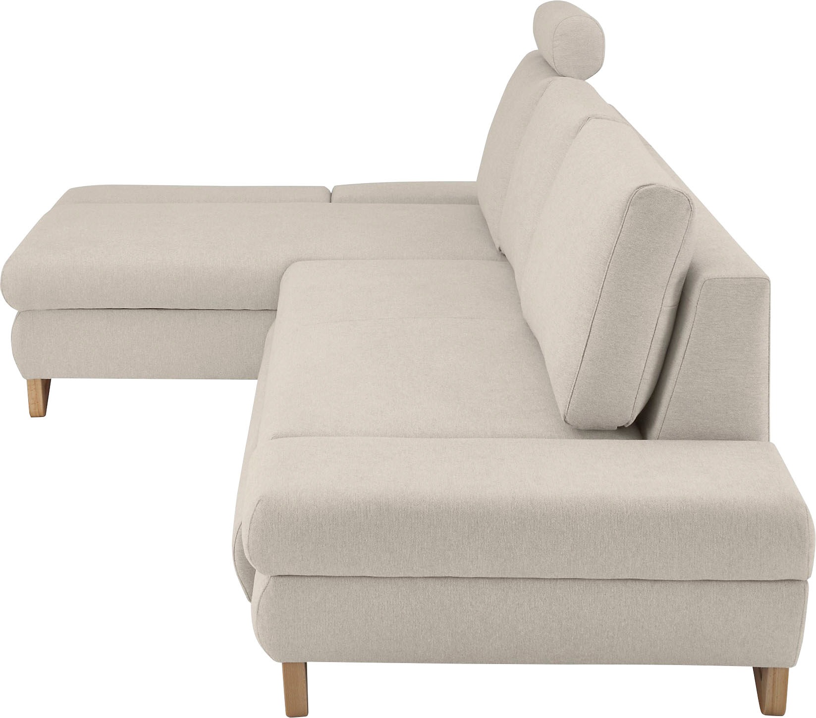 INOSIGN Ecksofa »City/Giron, L-Form,«, verstellbare Armlehnen mit Rasterfunktion