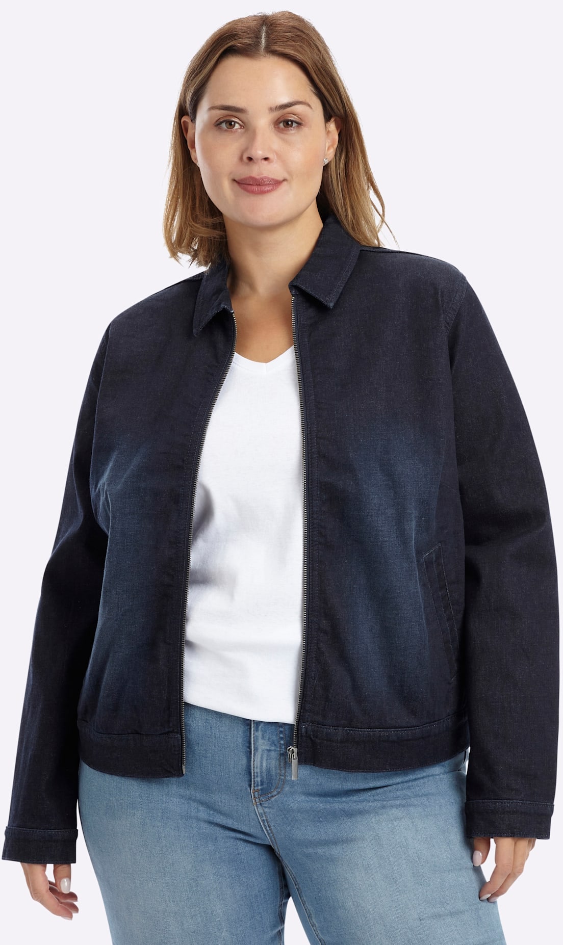 Sheego Jeansblazer "Jeansblazer"