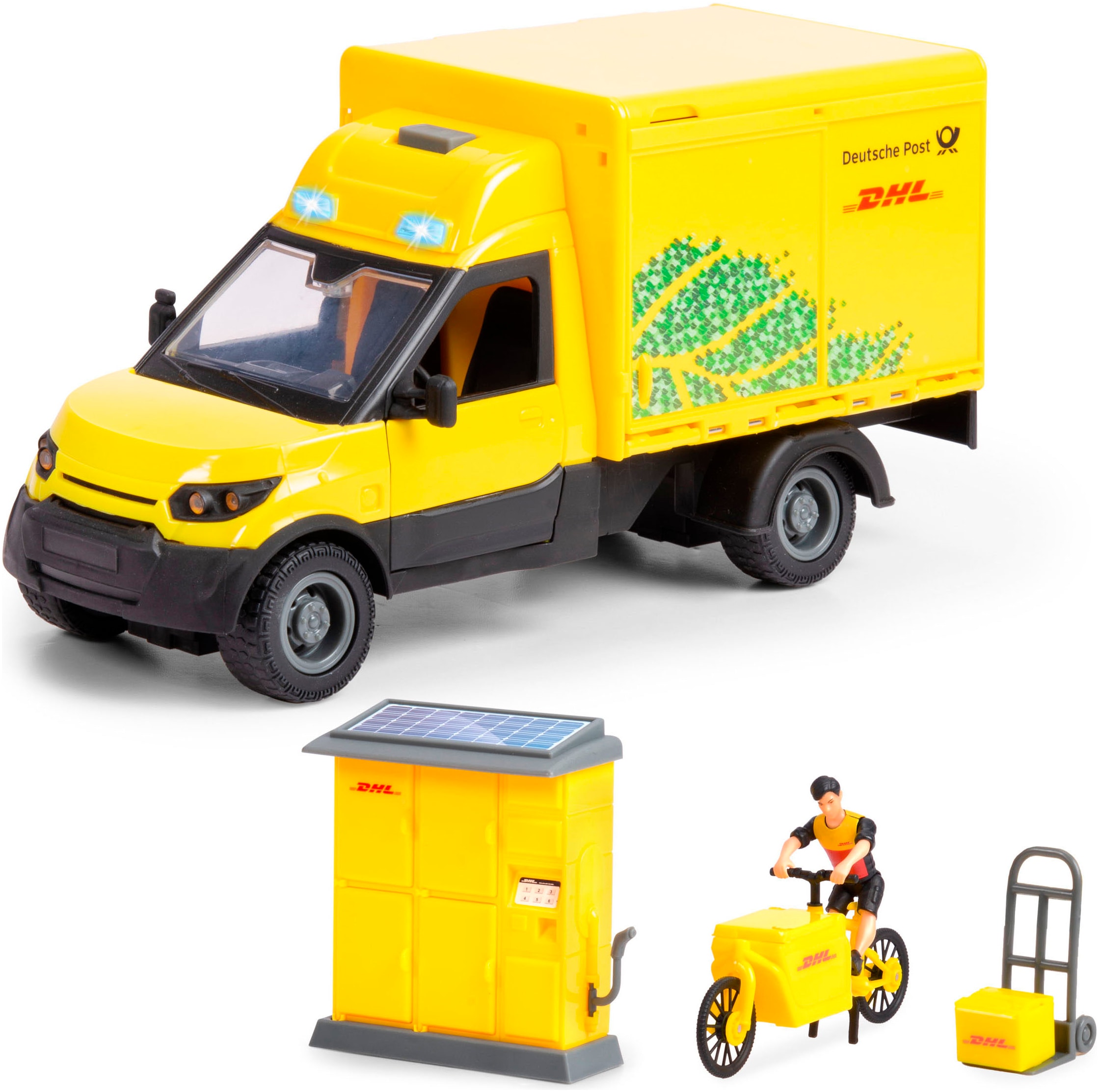 Dickie Toys Spielzeug-Auto »DHL Delivery Set«