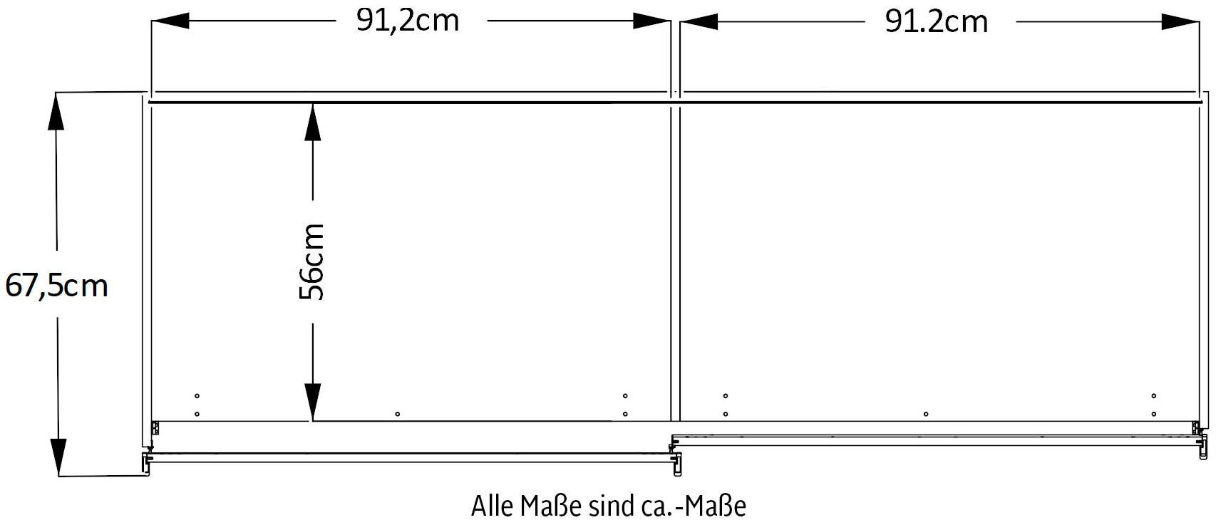 STAUD Schwebetürenschrank »Sinfonie Plus, edles Design in hochwertiger Qualität, Made in Germany« In vier verschiedenen Ausstattungsvarianten