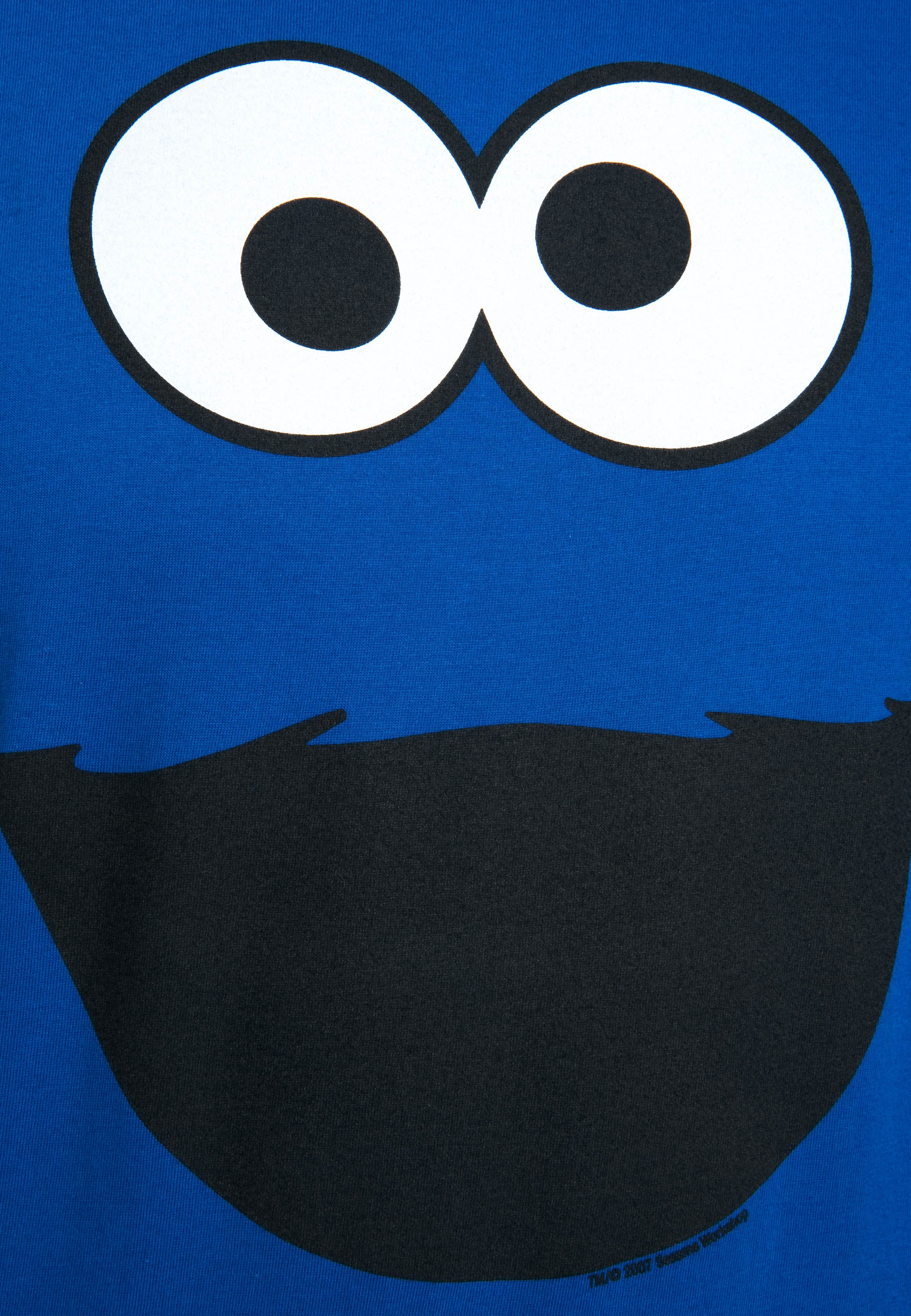 LOGOSHIRT T-Shirt »Krümelmonster - Cookie Monster«, mit süßem Print