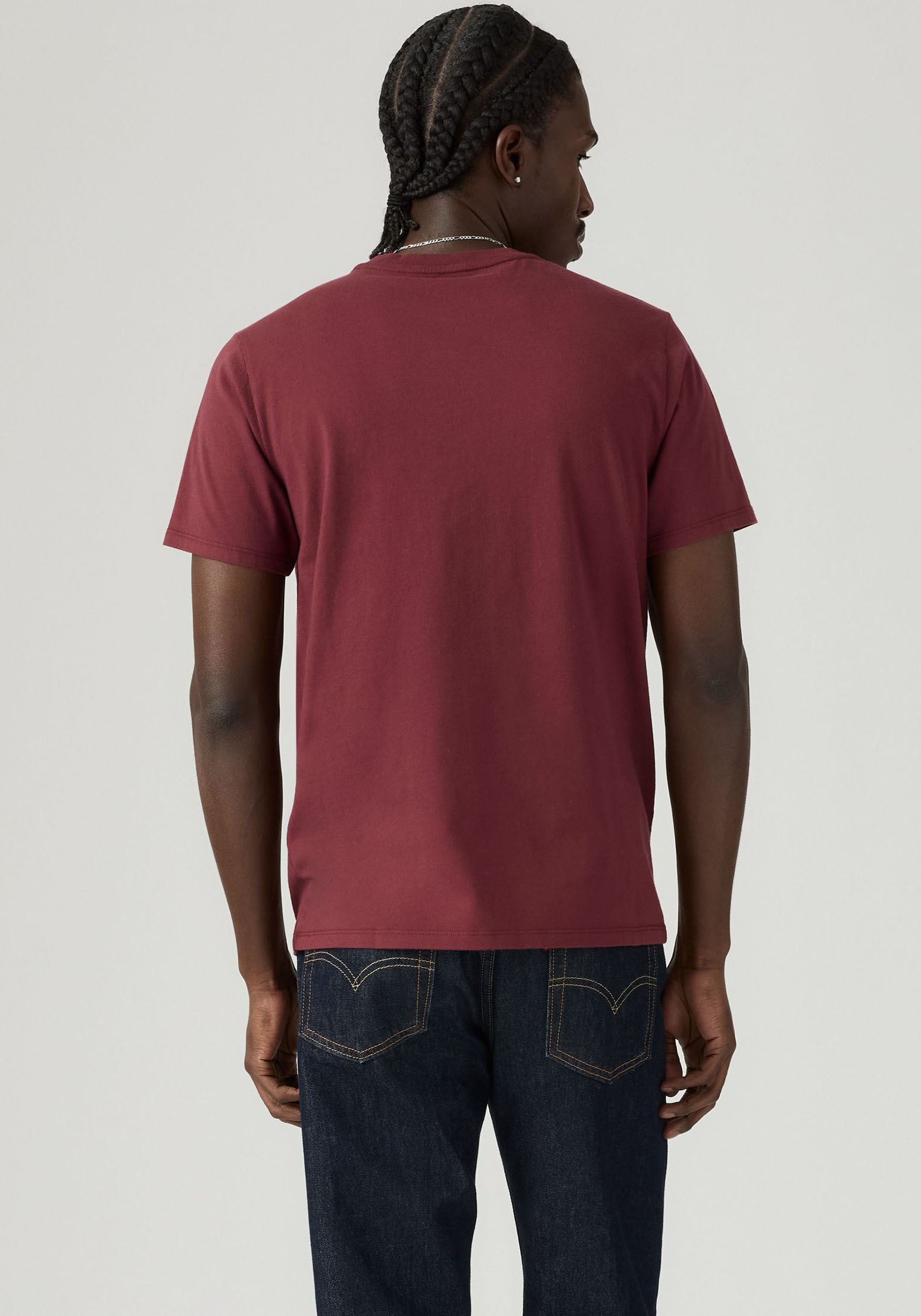 Levi's Classic Pocket Tee T-Shirt Tawny Port XL 2