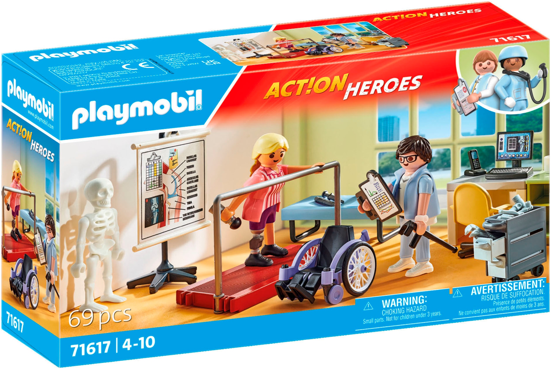 Playmobil® Konstruktions-Spielset »Orthopädie (71617), Action Heroes«, (69 St.), Made in Europe