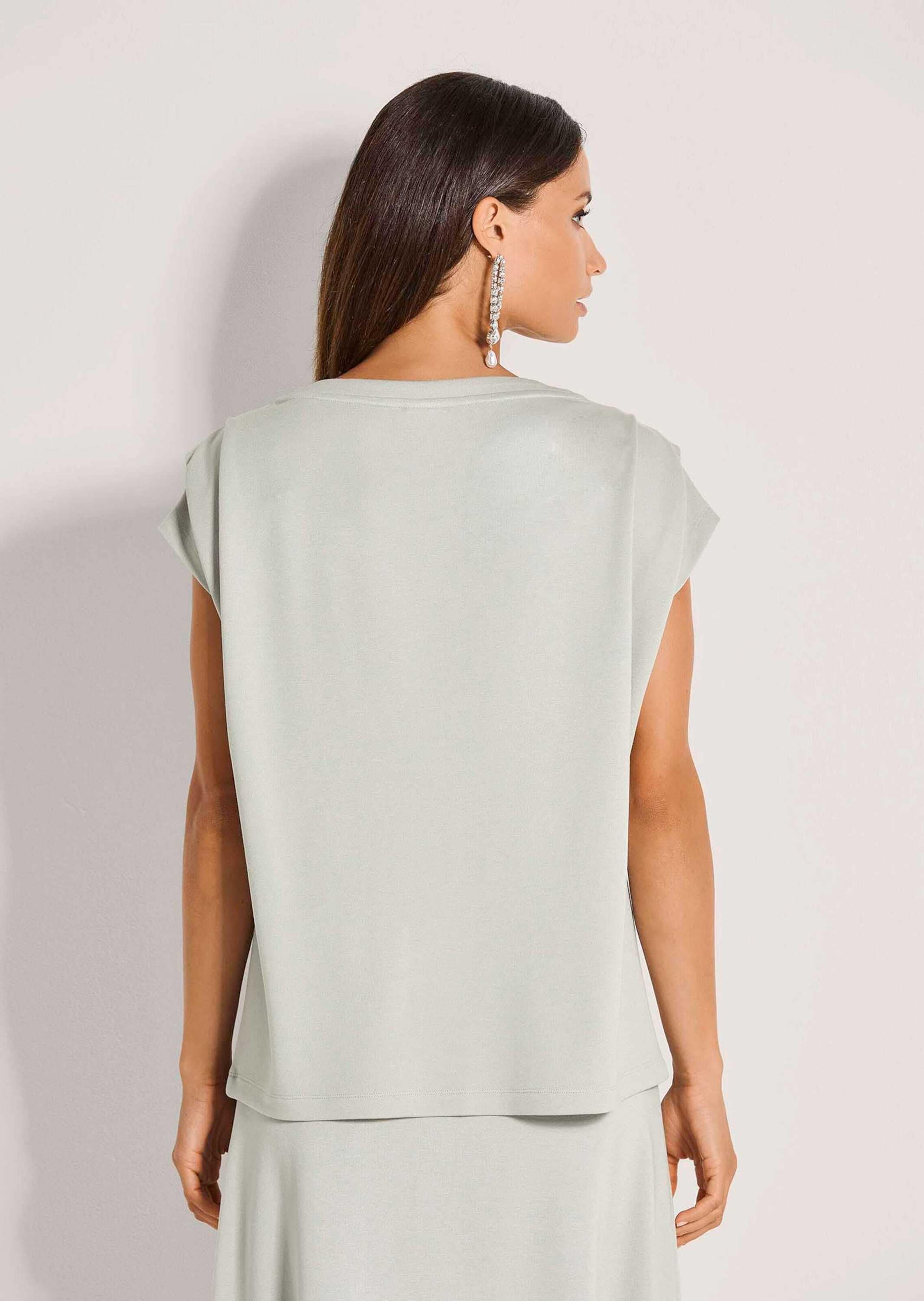 MADELEINE Kurzarmshirt »Shirt Oversized-Shirt mit Kurzarm, Rundhals« Strasssteine