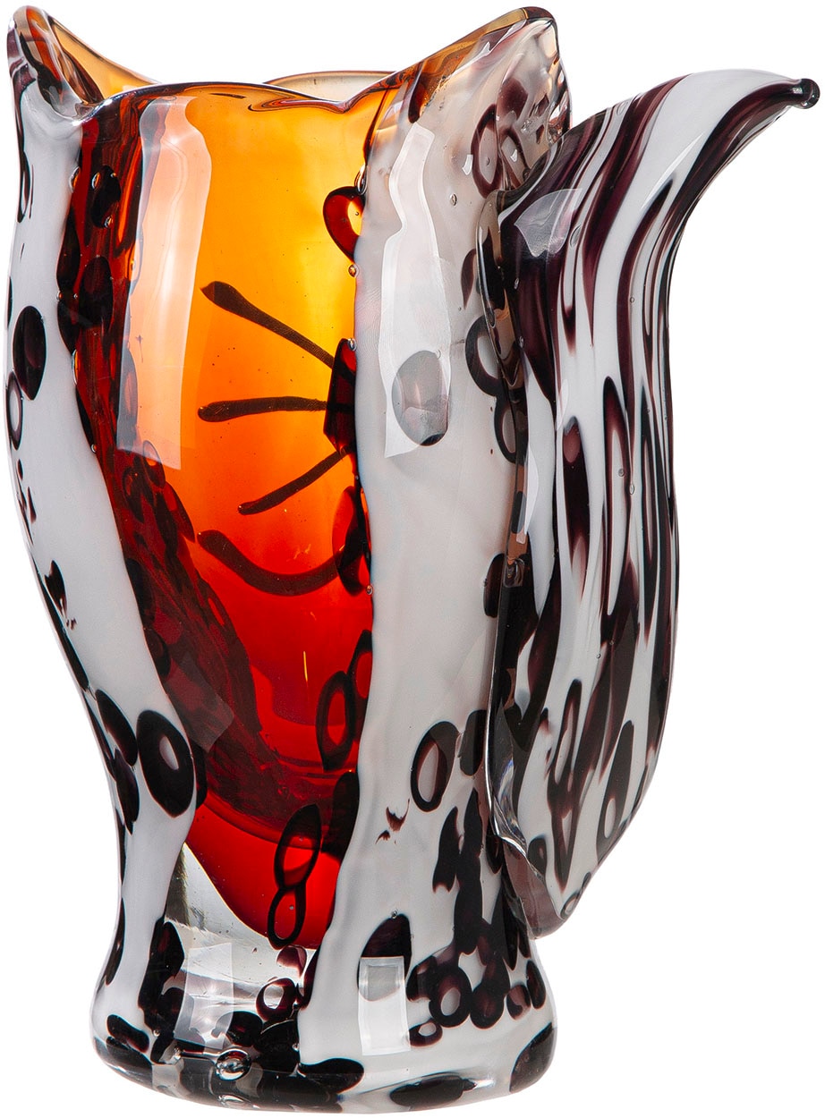 GILDE Tischvase »Gesichtsvase Katze Cat braun H. 27 cm«