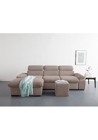 Ecksofa »Lola«, (Set, mit Hocker)