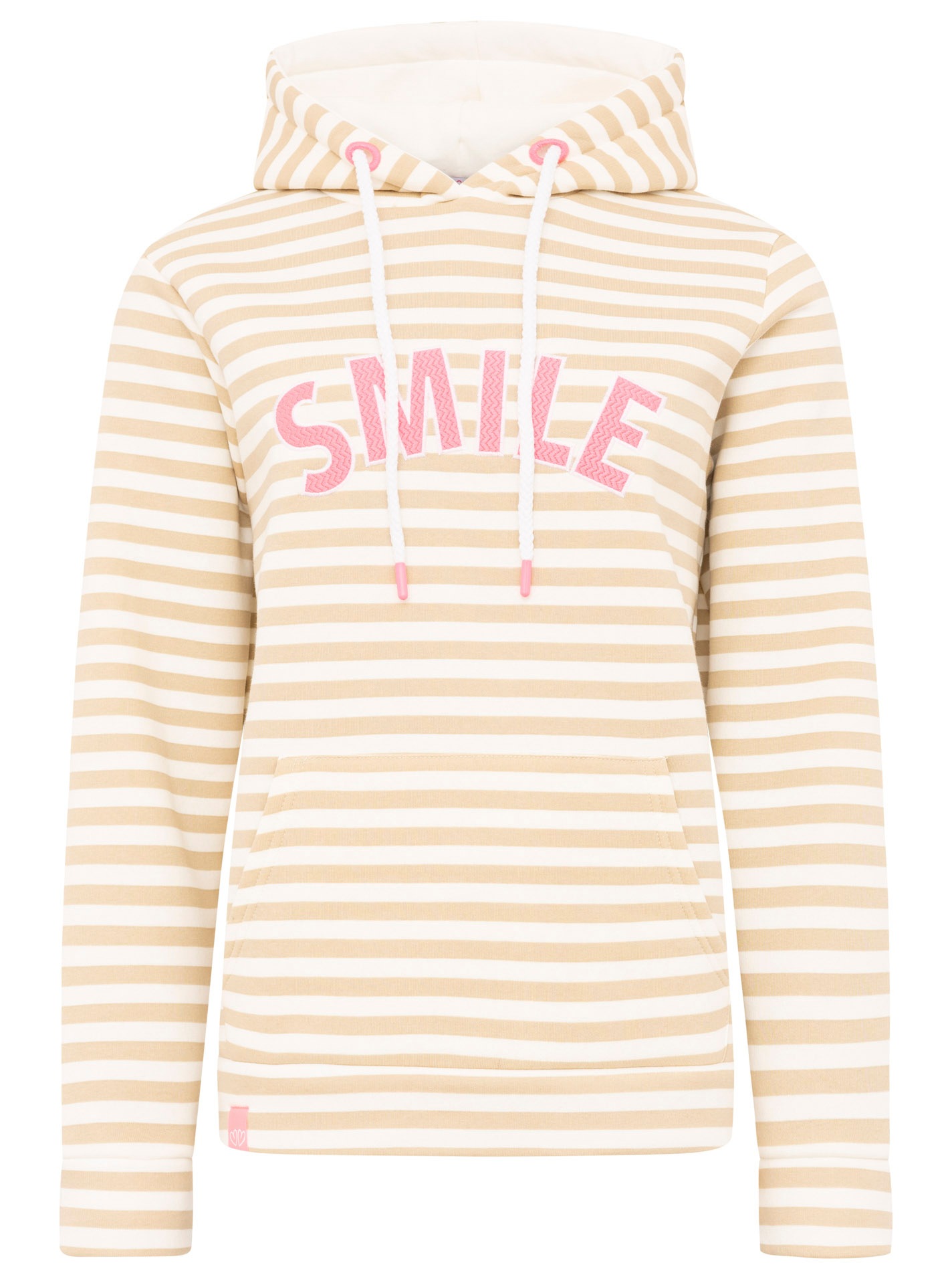 Zwillingsherz Kapuzensweatshirt ""Streifen Smile"", gestreifter Hoodie mit günstig online kaufen
