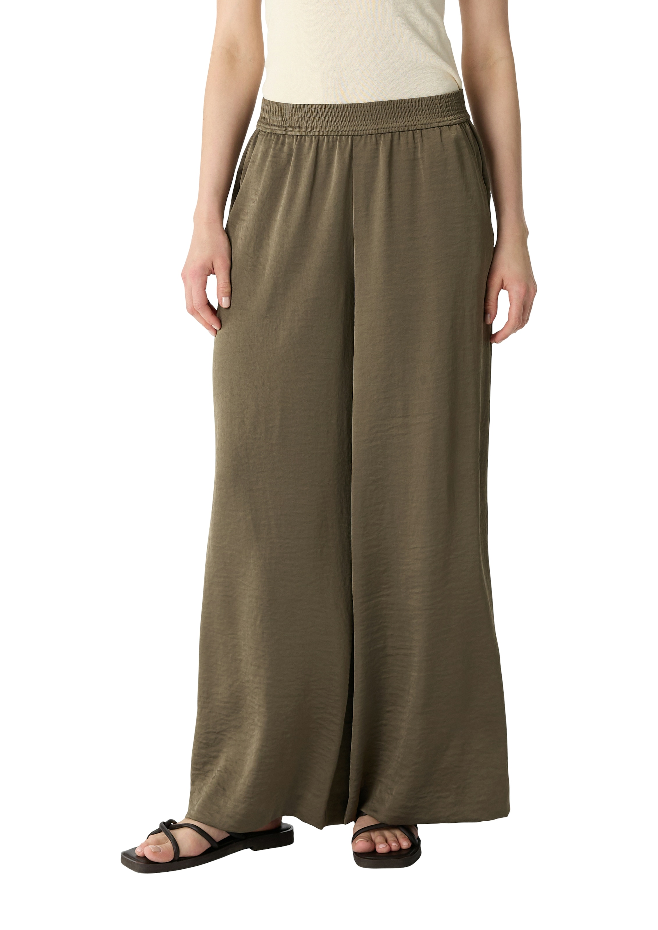 Comma Stoffhose, Sommerhose mit elastischem Bund günstig online kaufen