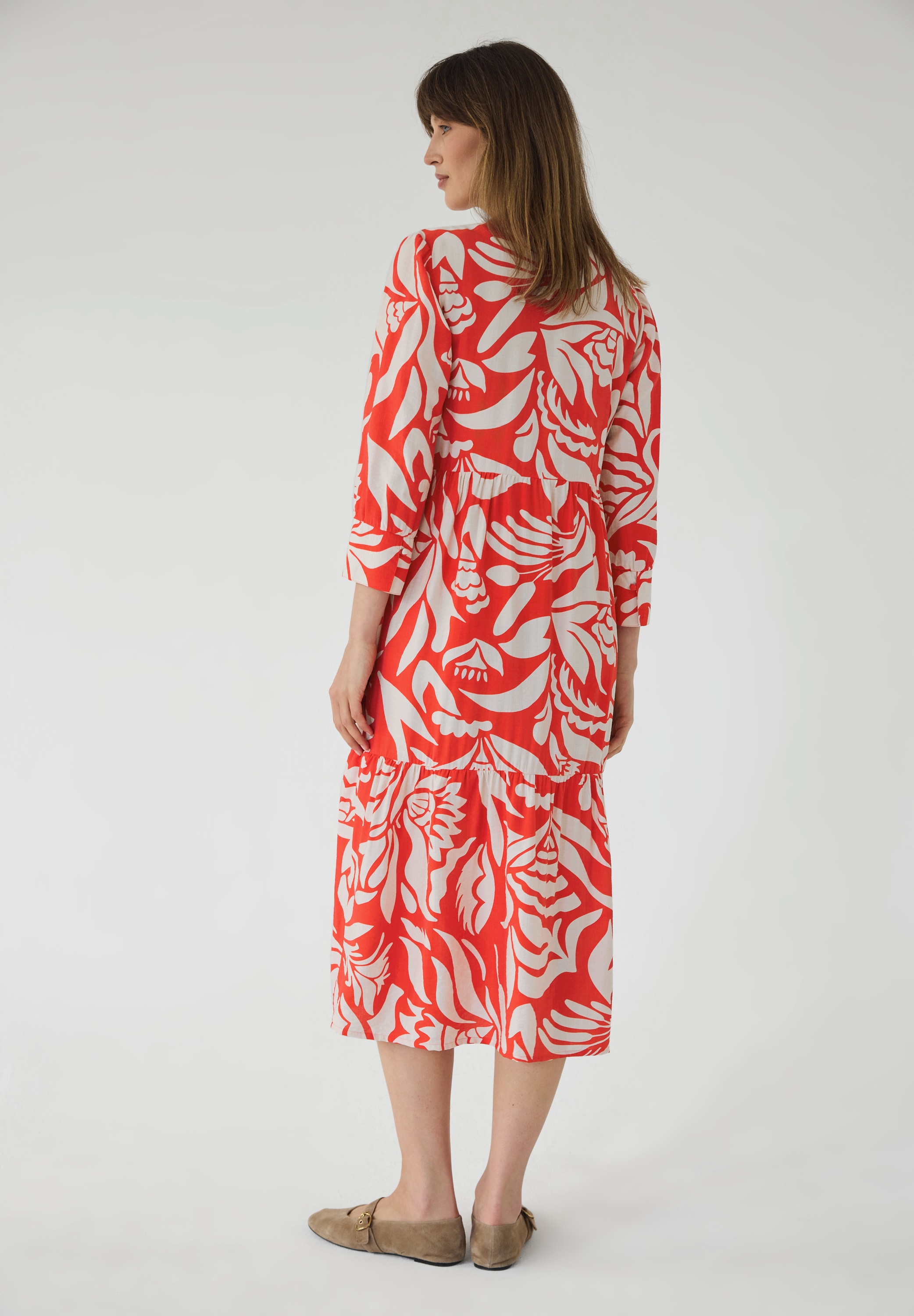 STREET ONE STUDIO Midikleid Ohne Taschen mit allover Print