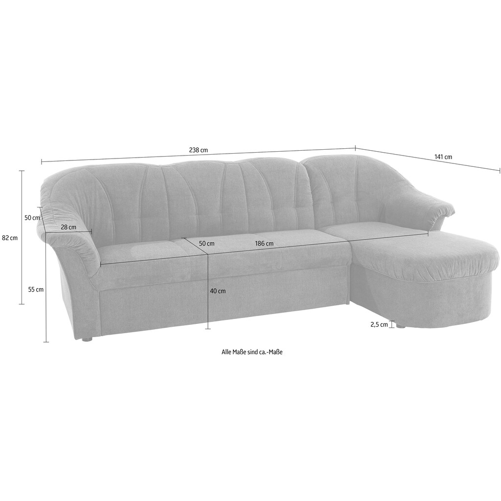 DOMO collection Ecksofa »Pegnitz«