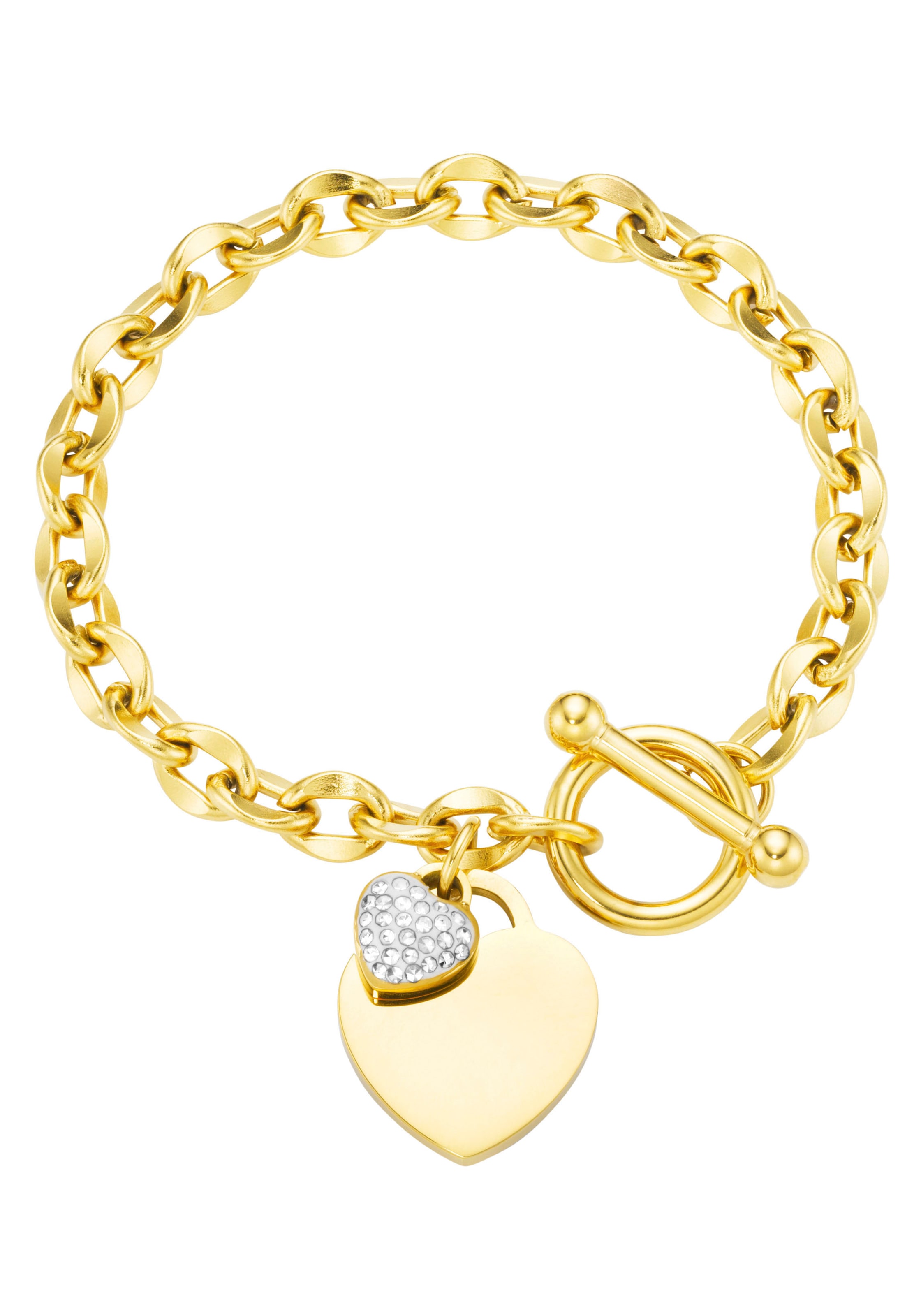 Firetti Armband »Armkette mit Kristallstein \