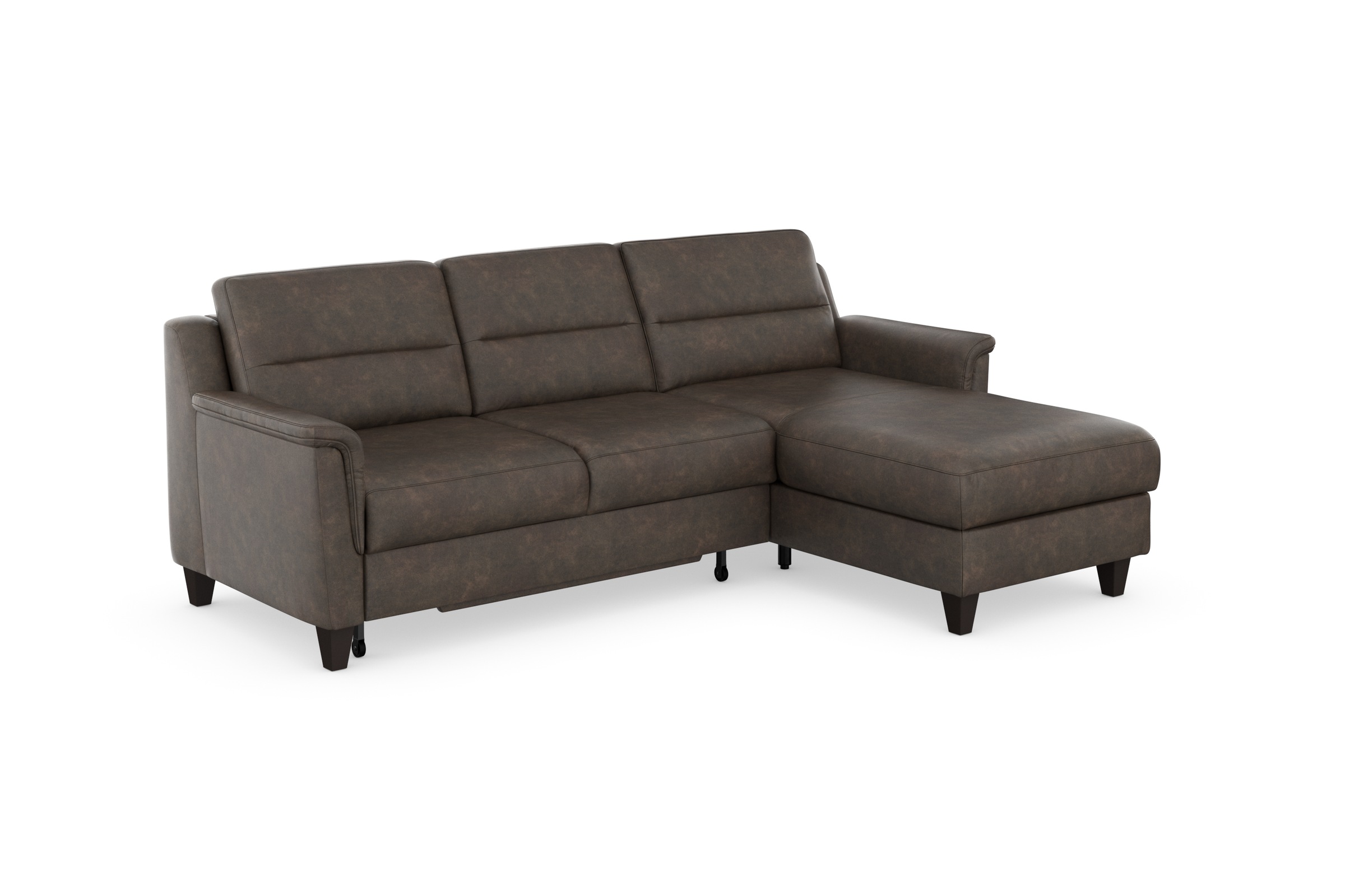 sit&more Ecksofa »Farö L-Form«, inklusive Federkern, wahlweise mit Bettfunktion und Bettkasten