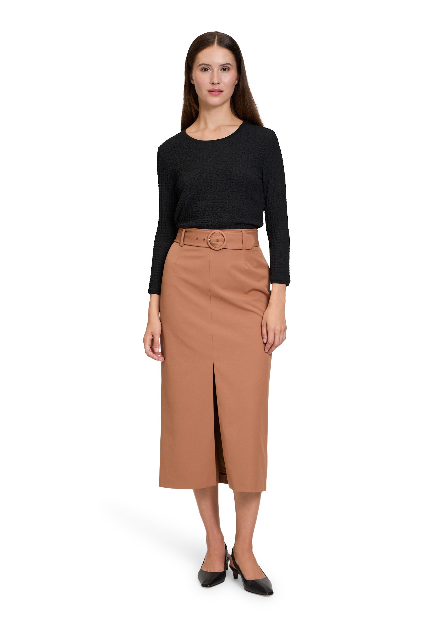 Betty Barclay 3/4-Arm-Shirt »Betty Barclay Strukturshirt mit Rundhalsausschnitt«, (1 tlg.), Material
