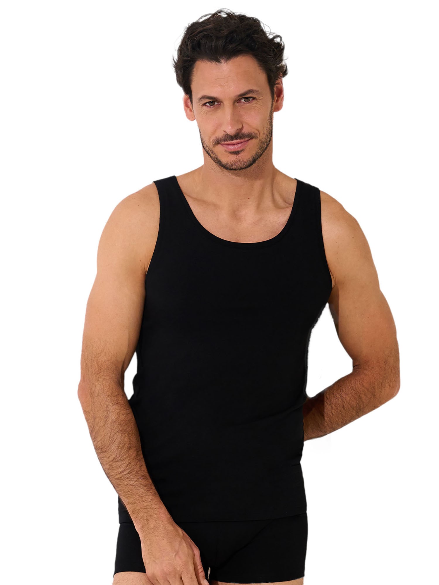 Lisca Achselhemd »3er Pack Herren Shirt Odysseus« 3 Stück, 3 Stk.