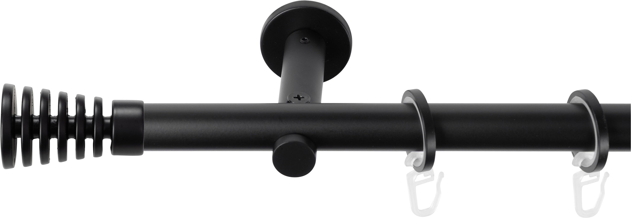 SN DECO GROUP Gardinenstange Ø 19 mm 1 läufig-läufig Fixmaß;kürzbar