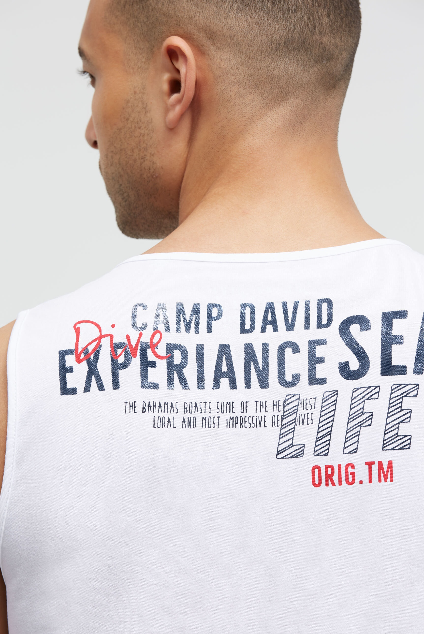 CAMP DAVID Tanktop aus Baumwolle
