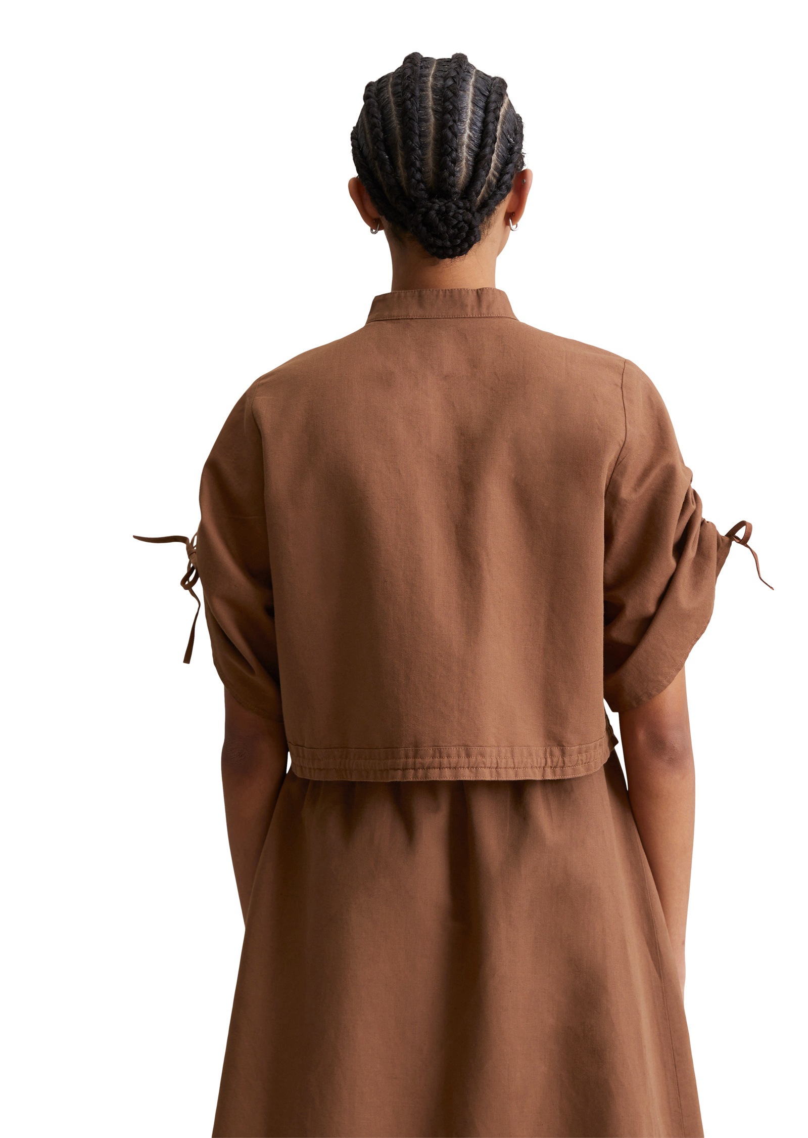 Thumbnail - Marc OPolo DENIM Kurzarmbluse "mit Tunnelzug-Details"