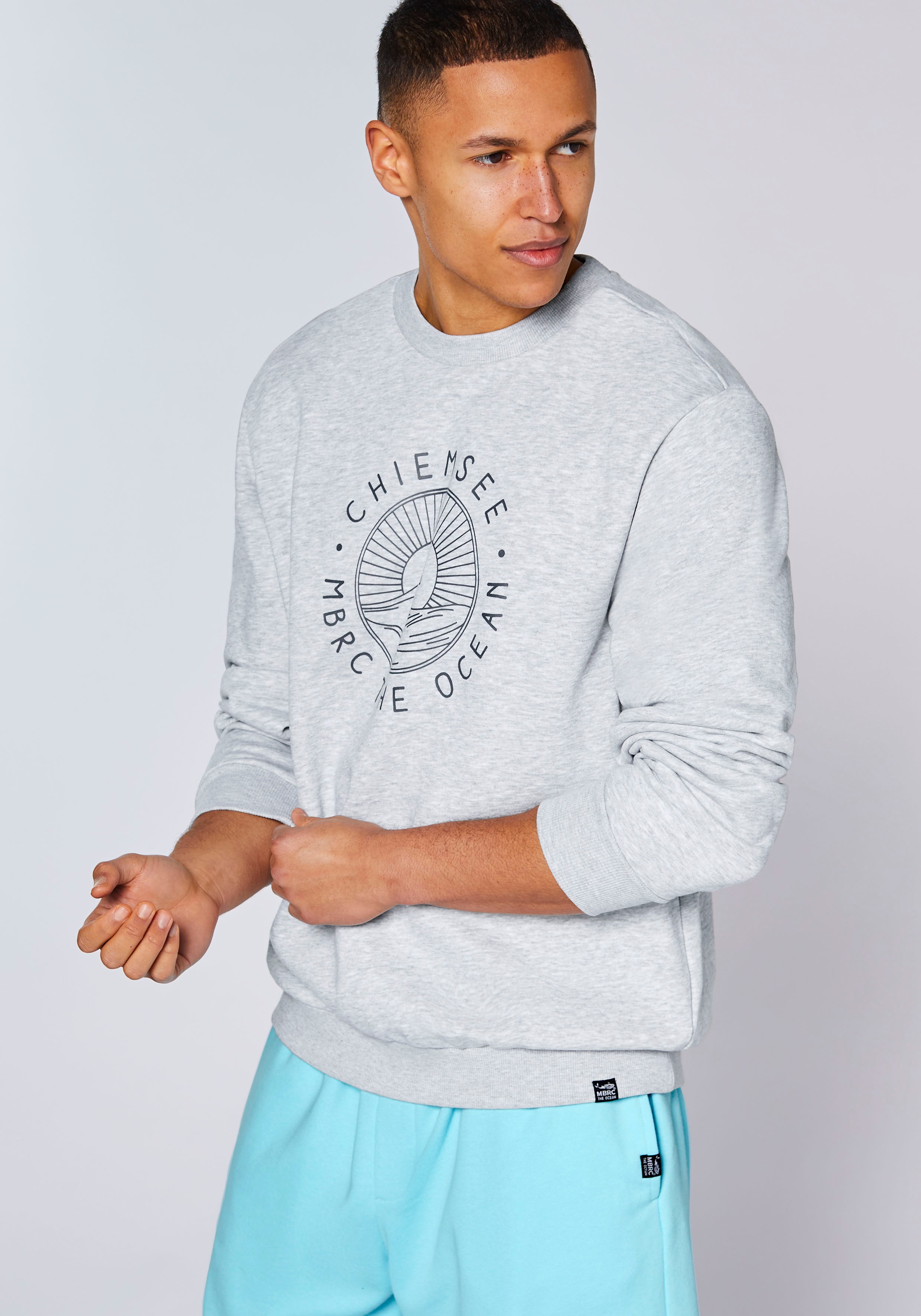 Sweatshirt CHIEMSEE, Herren, Gr. S (44/46), high, rise, 95% Baumwolle, 5% Viskose, Rundhals, Sweatshirts Sweatshirt 2