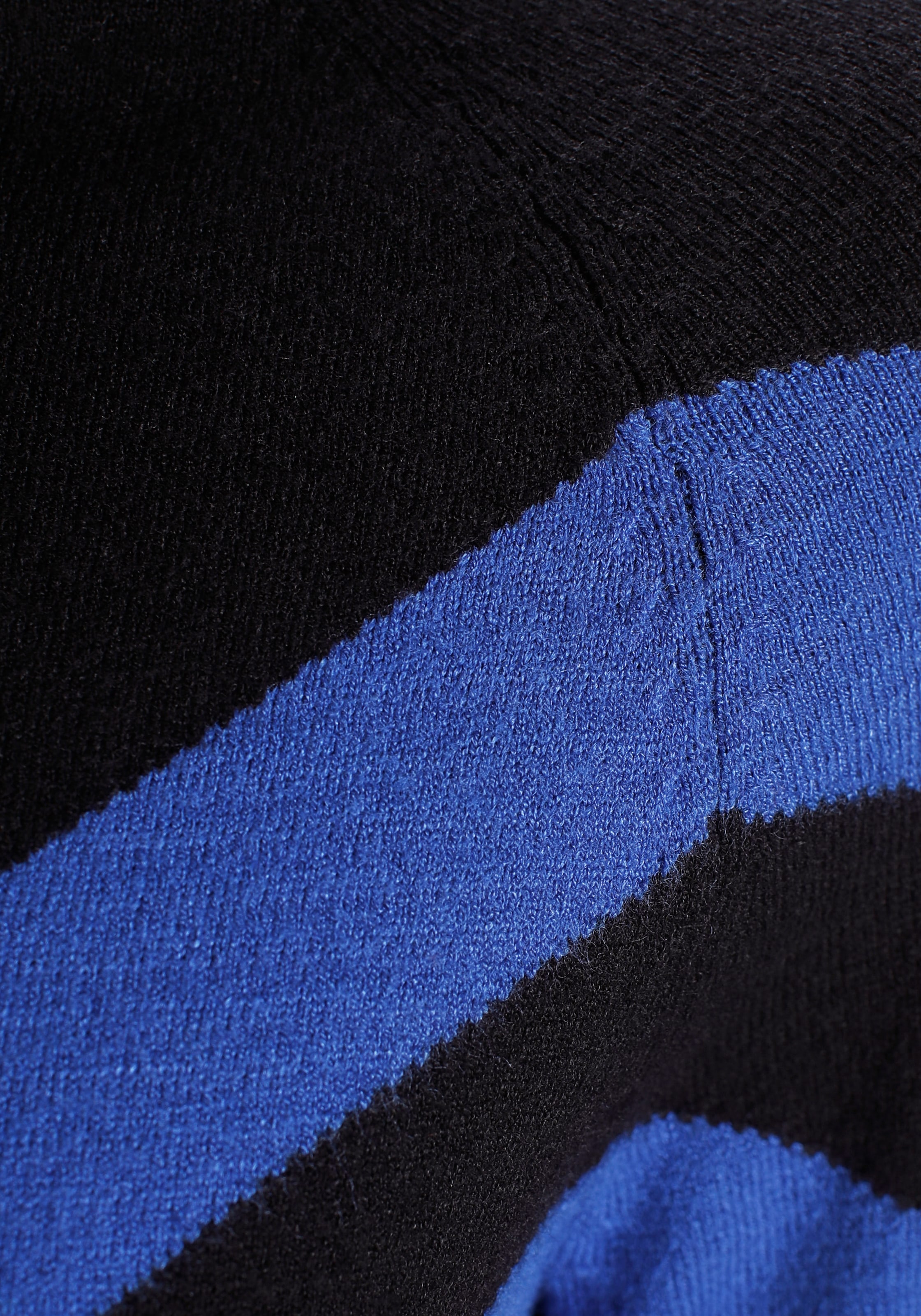 mit | Streifen-Muster BAUR Strickkleid, kaufen online Tamaris