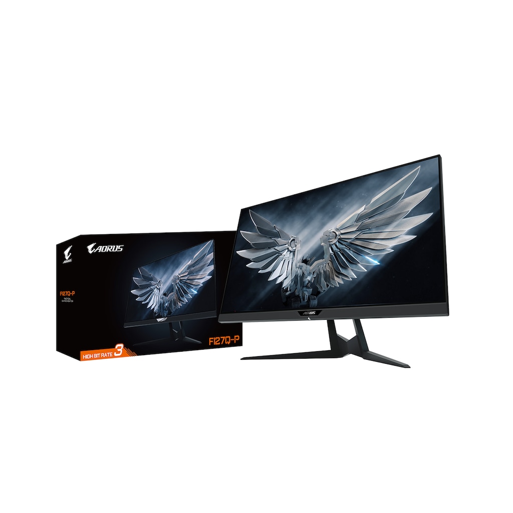 Gigabyte Gaming-Monitor »AORUS FI27Q-P Pivot-Funktion 90°«, 68,5 cm/27 Zoll, 2560 x 1440 px, QHD, 1 ms Reaktionszeit, 165 Hz