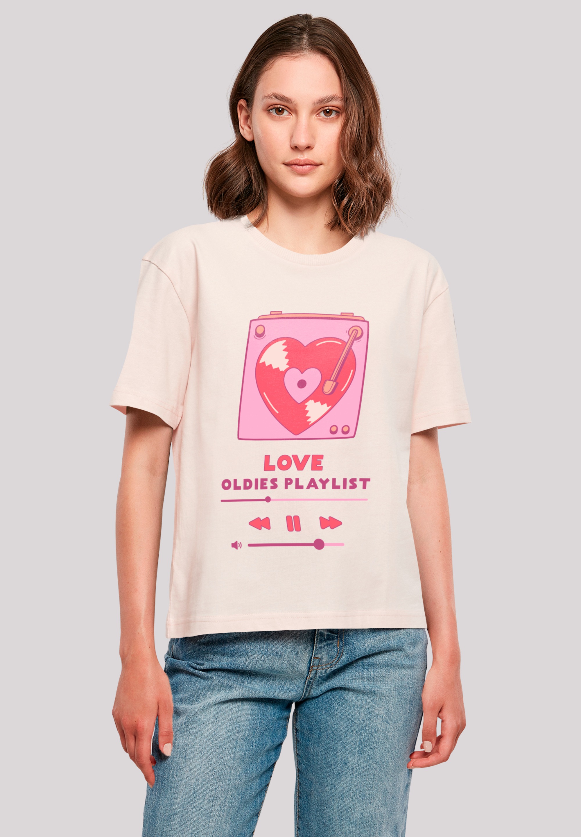 F4NT4STIC Marškinėliai »Love Oldies Playlist Val...