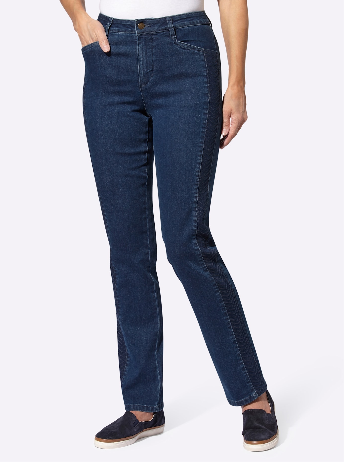 Casual Looks Bequeme Jeans, (1 tlg.)