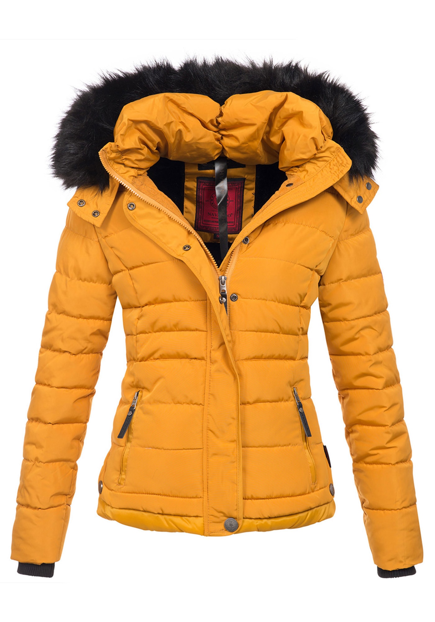 Navahoo Steppjacke »Chloe« hochwertige Winterjacke mit abnehmbarer Kapuze