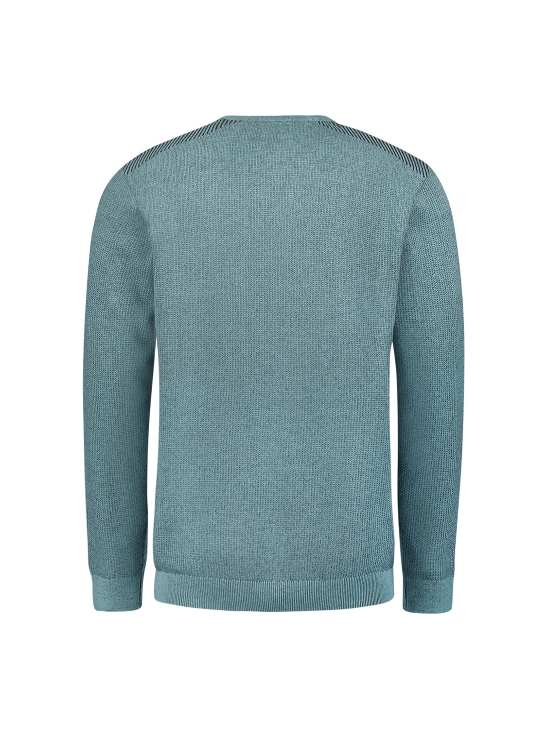 NO EXCESS Rundhalspullover »No Excess Rundhalspullover mit Raffinierter Zwei-Farben-Jacquard«