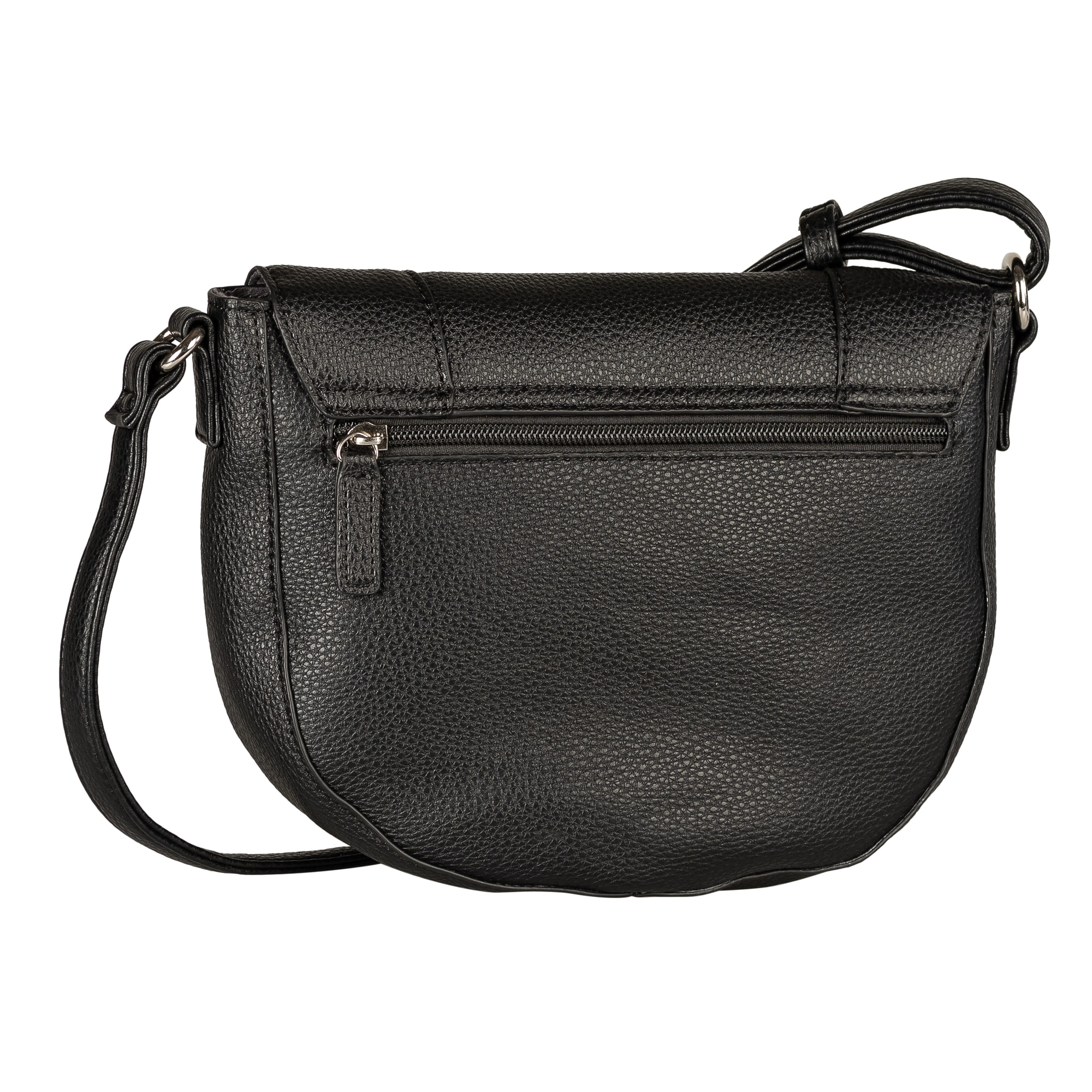 TOM TAILOR Satteltasche »Dahlia«, weiches Lederimitat in moderem Look mit Kontrastkanten und feinem Logo