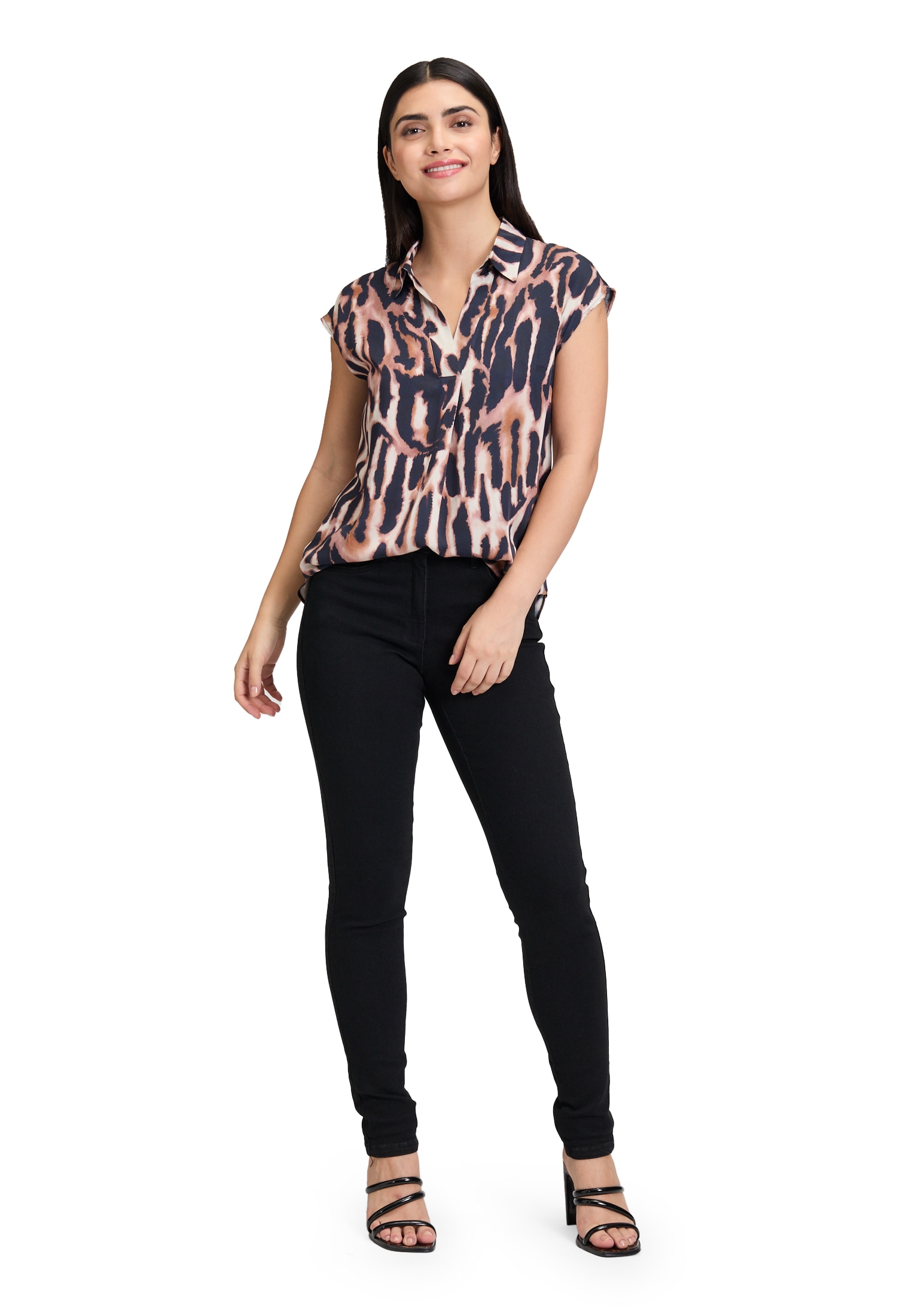 Betty Barclay Satinbluse »Betty Barclay Satin-Bluse mit Kragen«