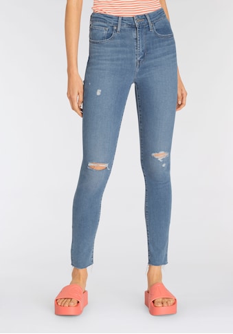 Levi's® Skinny-fit-Jeans »721 High rise skinny«, High Waist mit Destroyed-Effekten kaufen