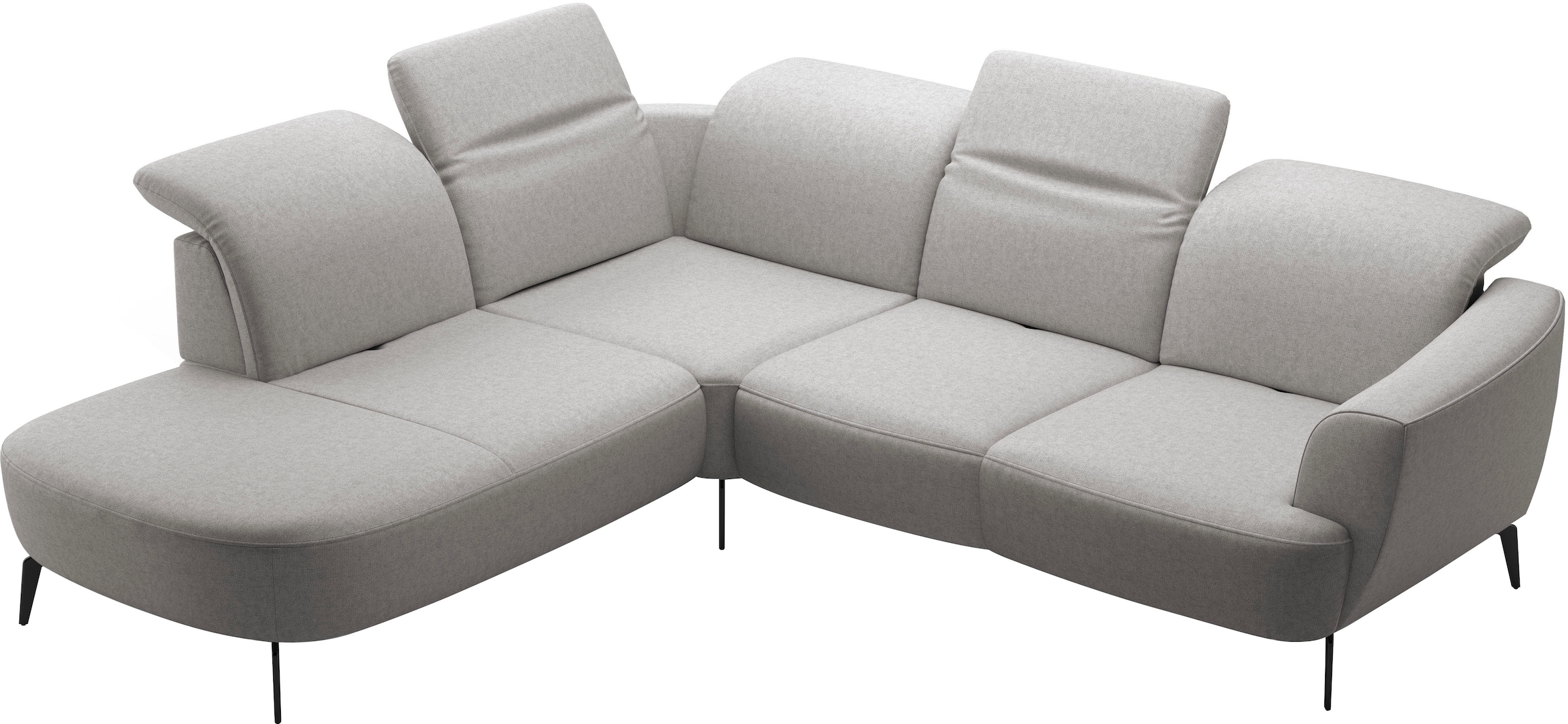 sit&more Ecksofa »Zoe«, ink.Sitztiefenverstellung, wahlweise mit Kopfteilverstellung