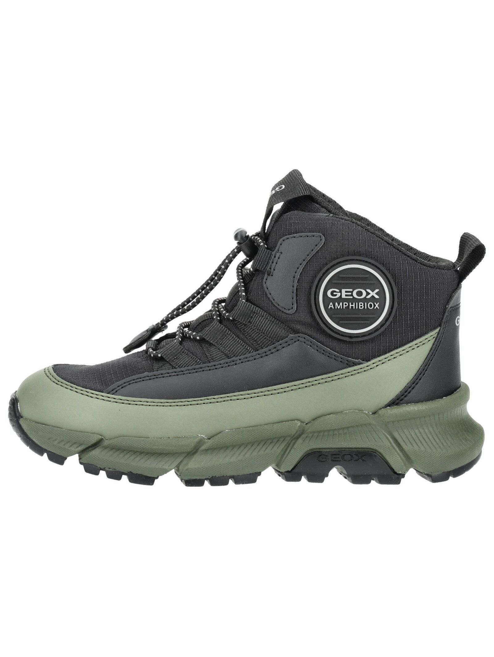 Geox Schnürstiefelette »Geox Stiefelette Lederimitat/Textil«