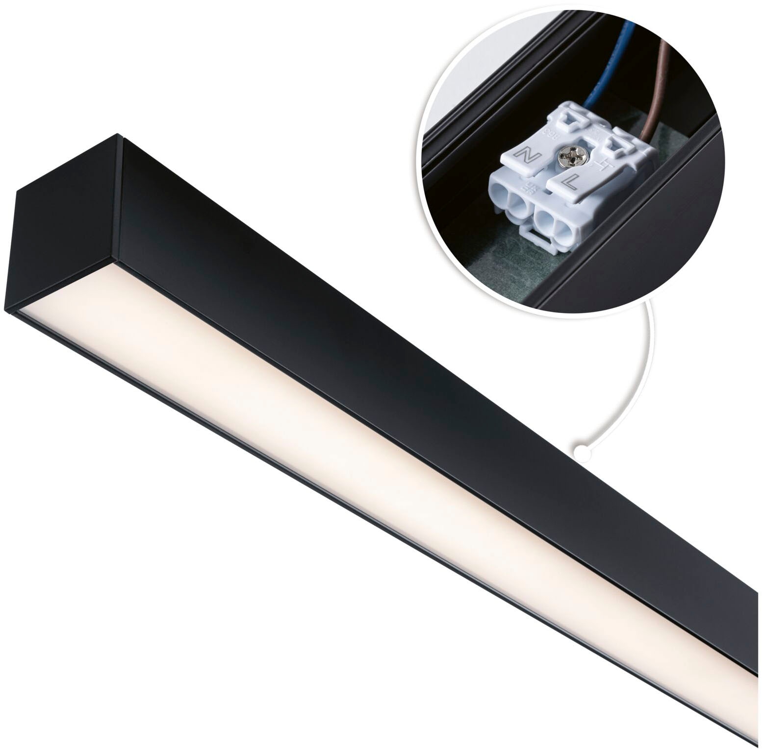 Paulmann Schienensystem-Leuchten »Linion Einspeisung Power Channel 1m«