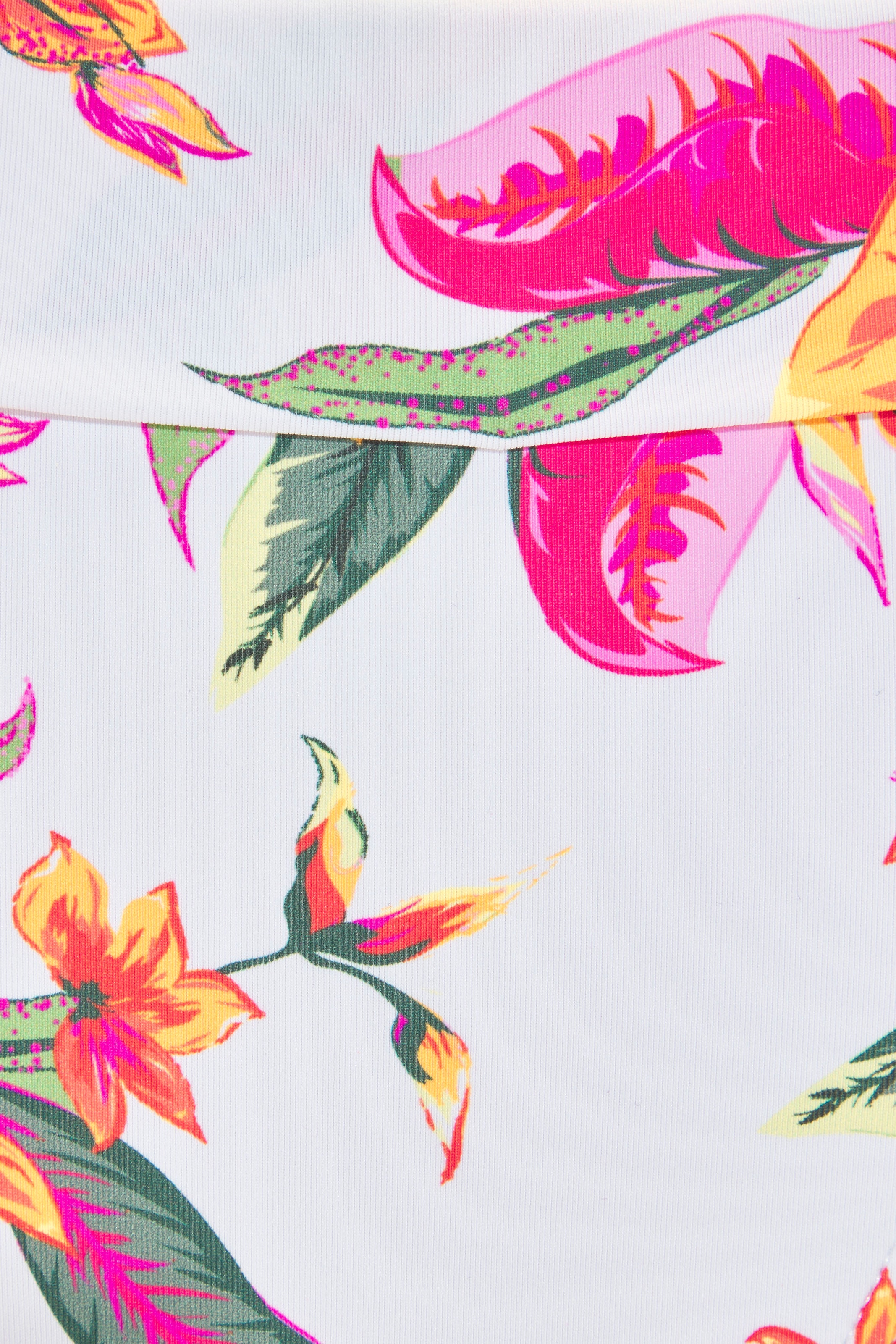 LASCANA Bikini-Hose »Malia«, mit Umschlagbund mit tropischem Print