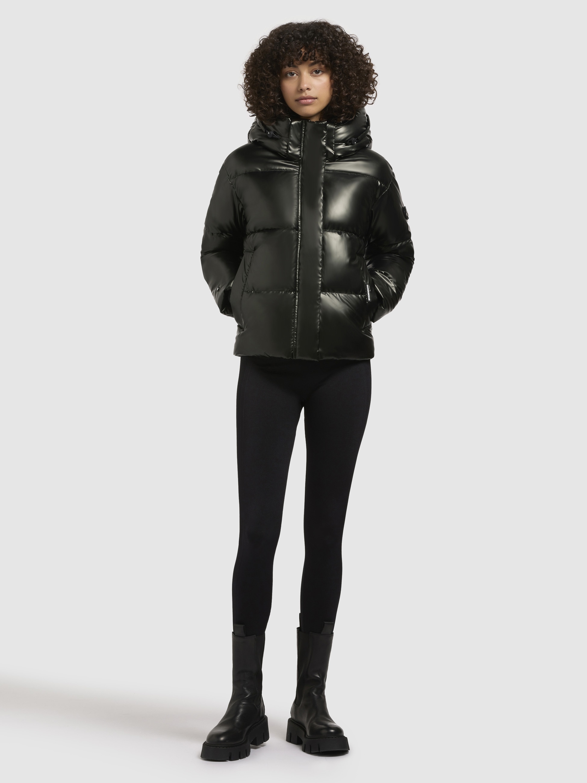 khujo Steppjacke "DEVINA SHINY", mit Kapuze günstig online kaufen