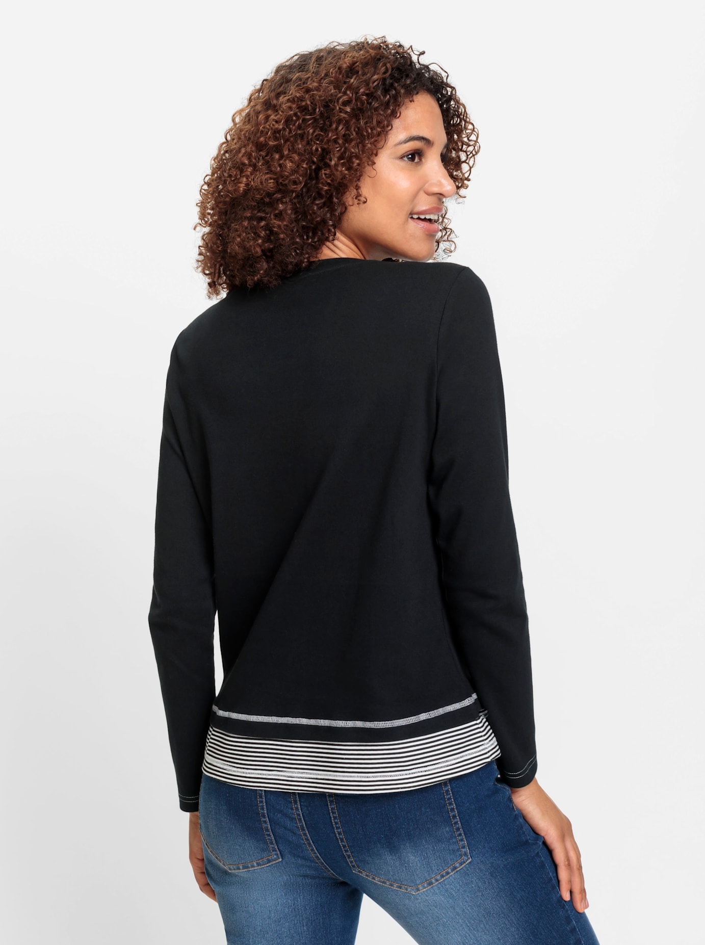Inspirationen 2-in-1-Langarmshirt »Shirt«, (1 tlg.)