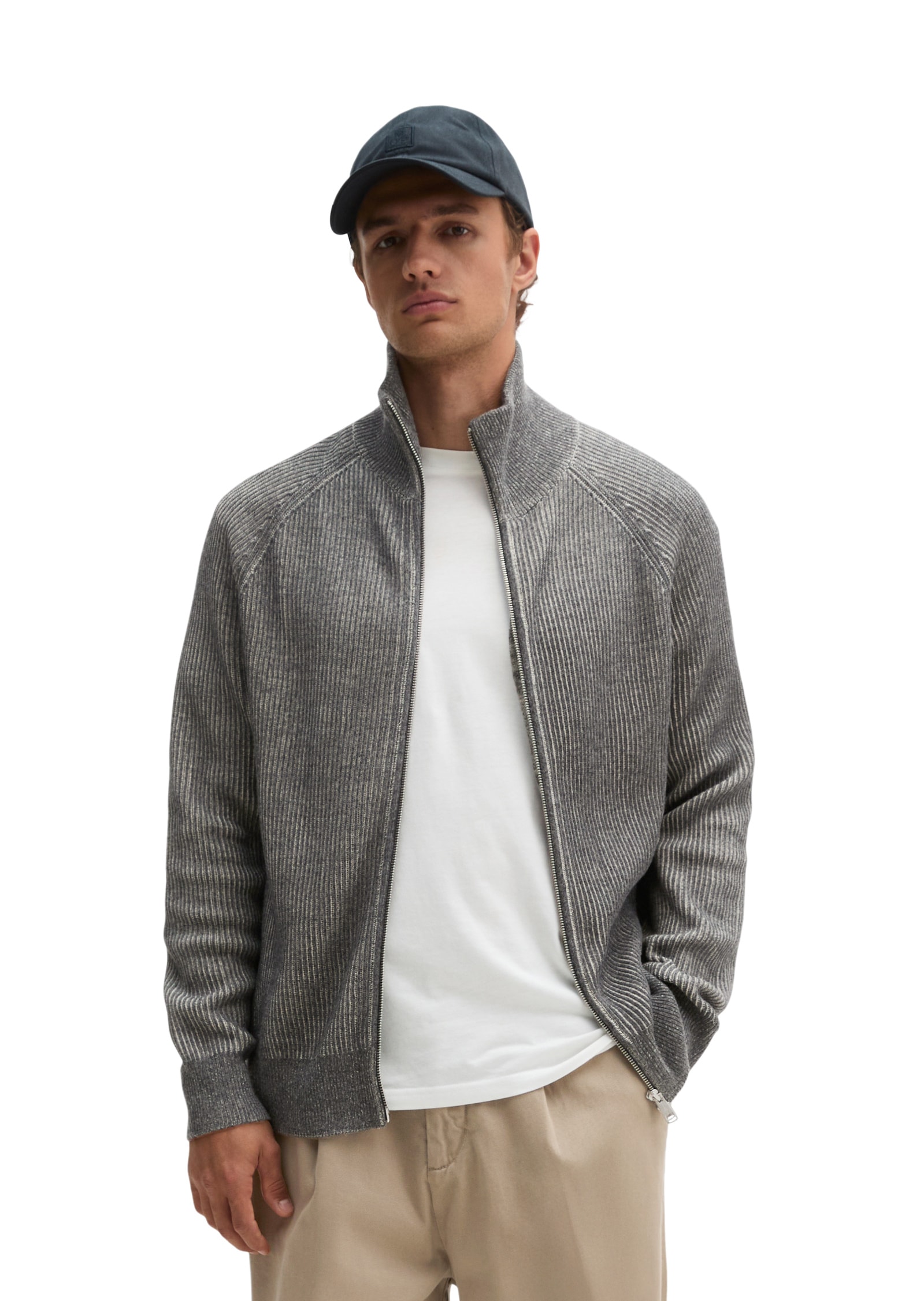 Marc OPolo Cardigan "aus Bio-Baumwoll-Schurwoll-Mix"